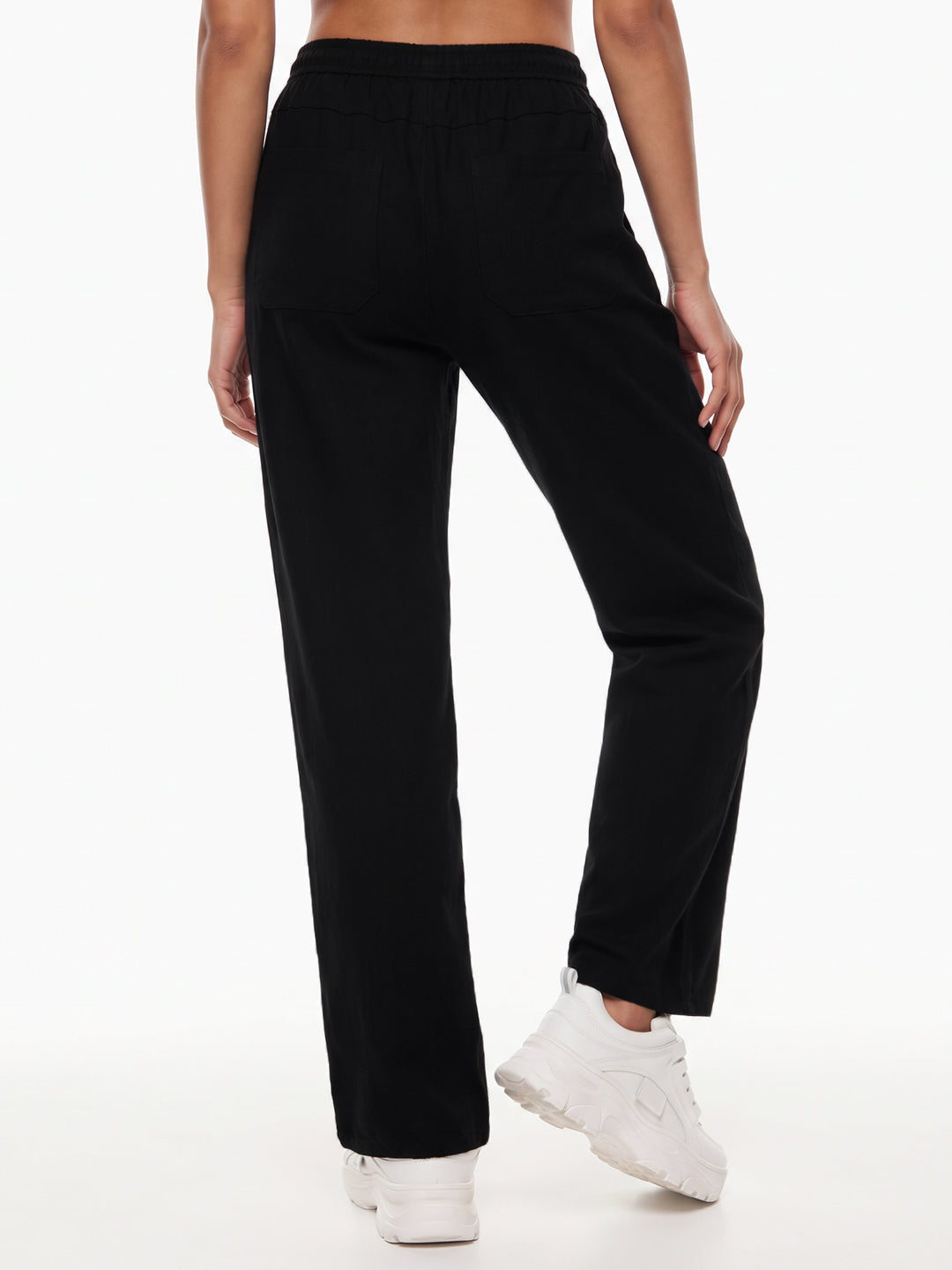 Solid Black Trouser