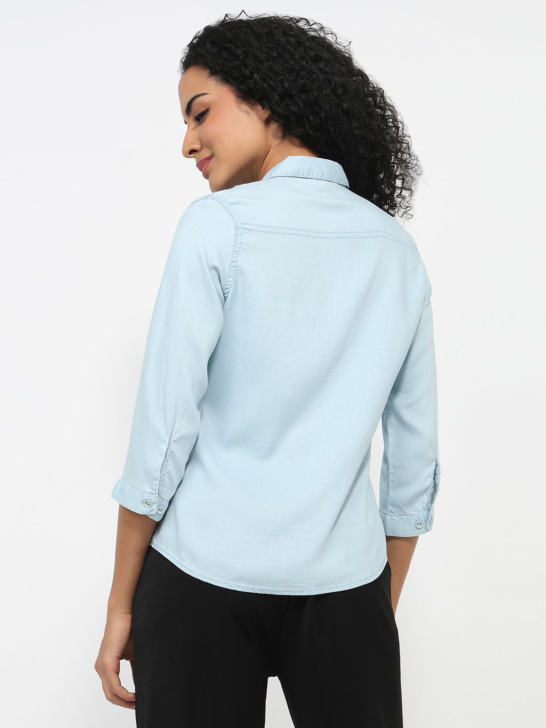 Women Light Blue Shirt