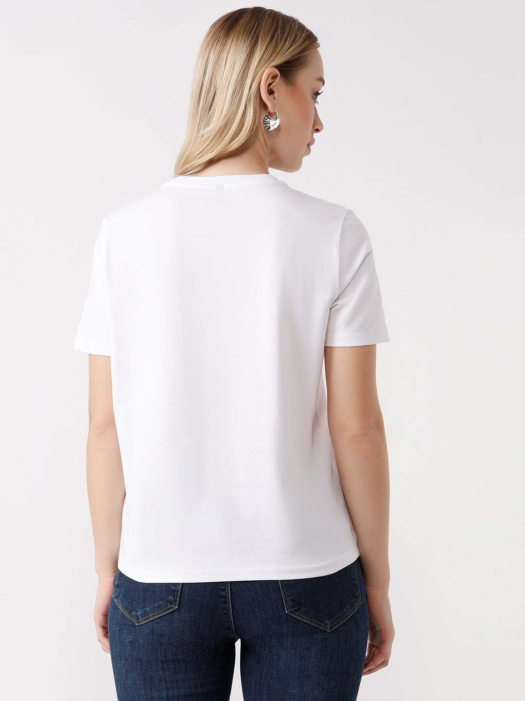Women Slim Fit Boxy T-Shirt