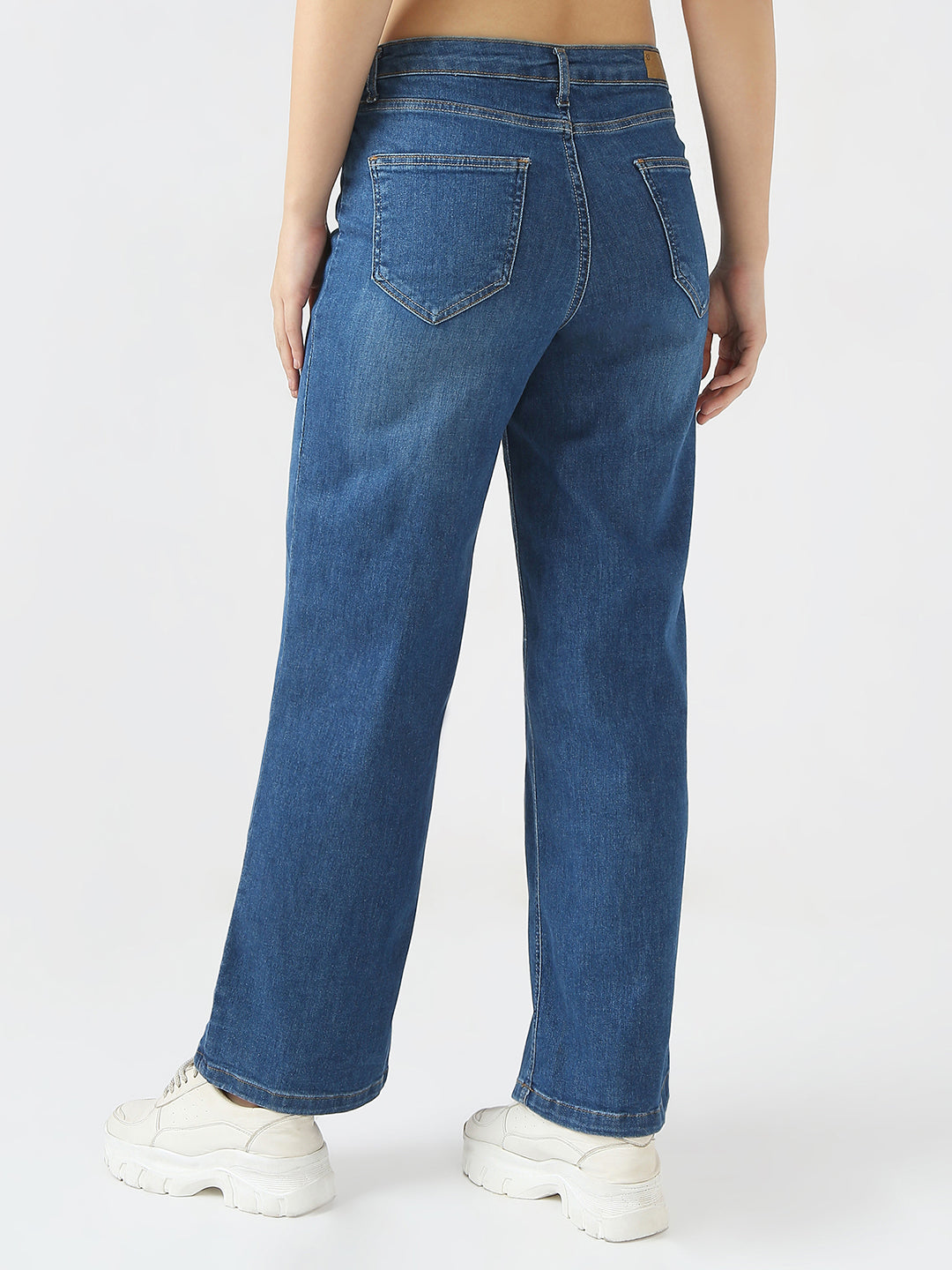 Women High-Rise Wide Leg Jeans