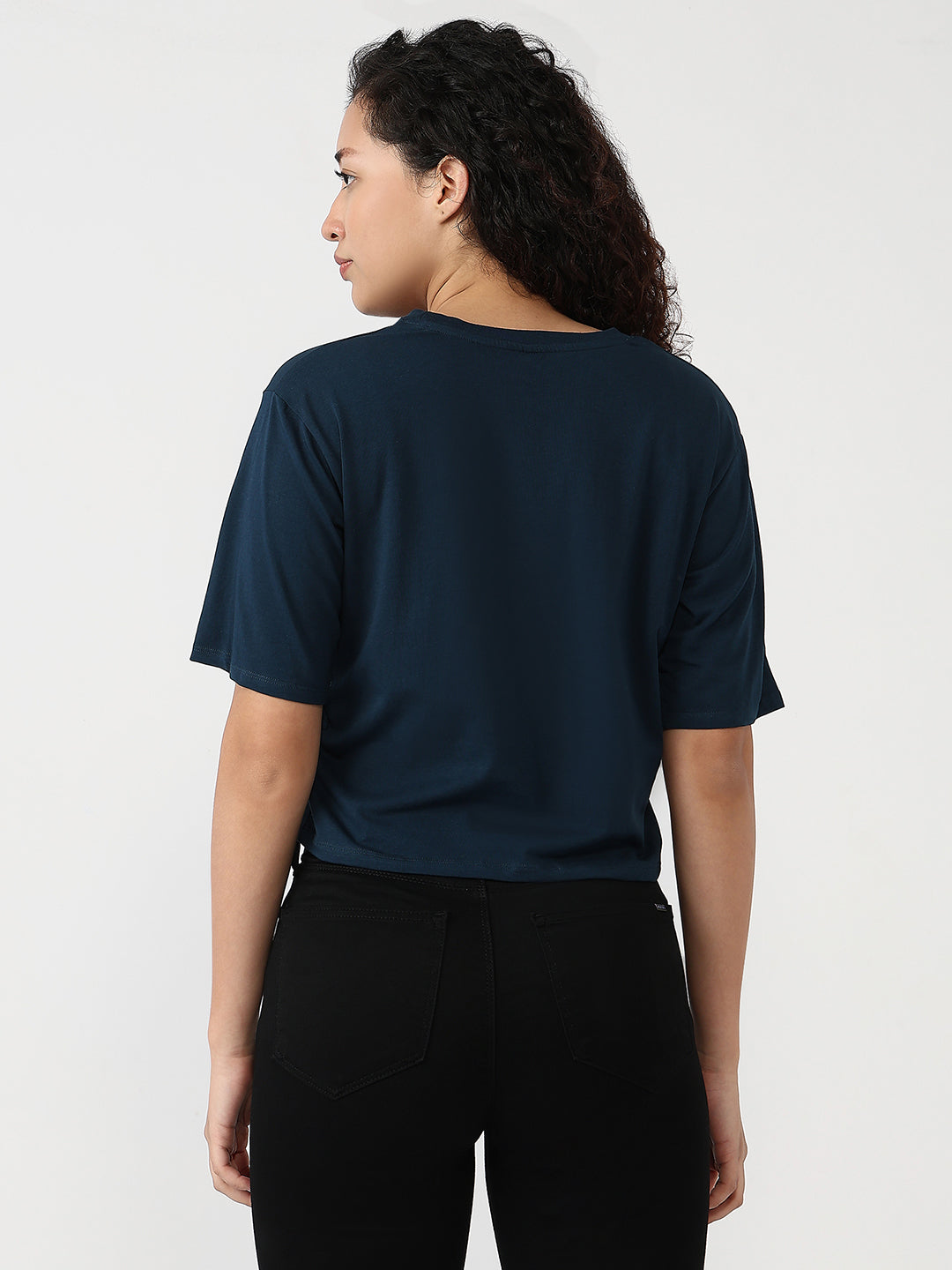 Women Airforce Slim Graphic Crop T-Shirt
