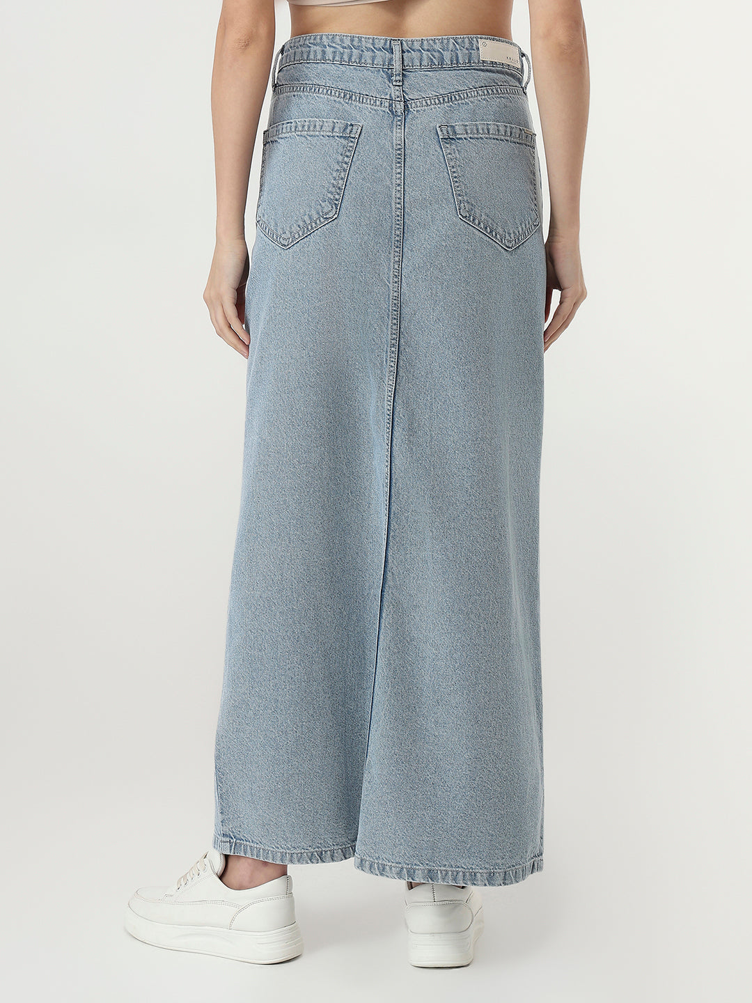 Women Light Blue Denim Skirt