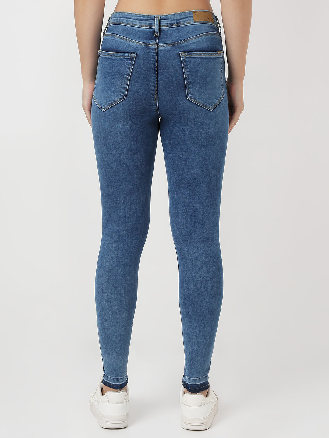 Women Medium Blue High-Rise Skinny Jeans