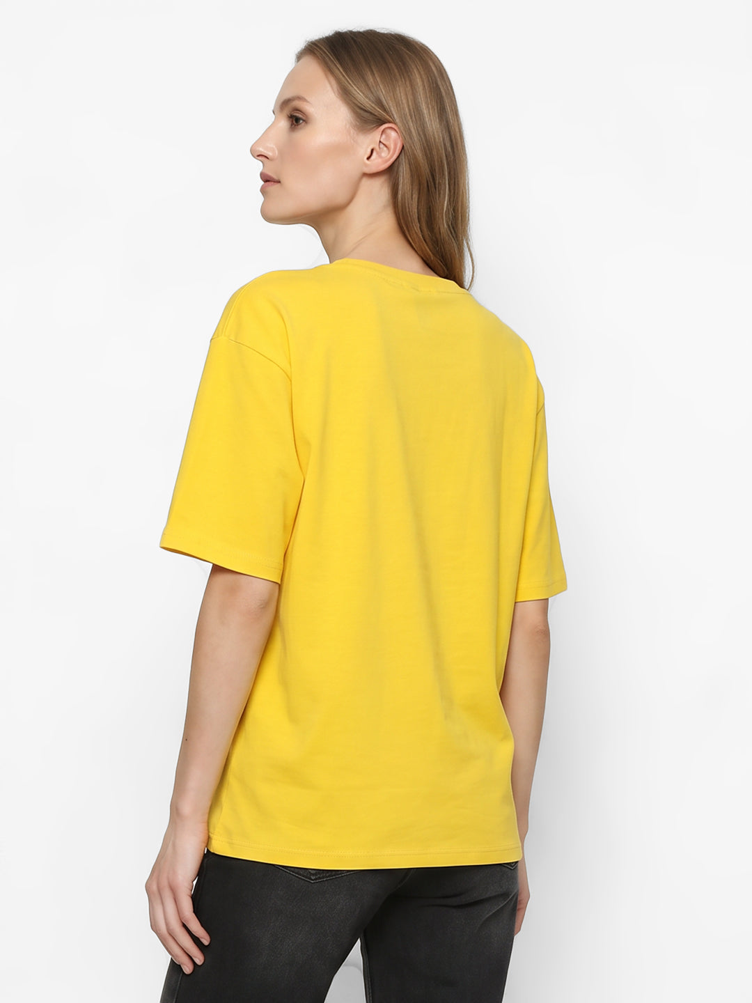 Women Golden Sunset Oversized T-Shirt