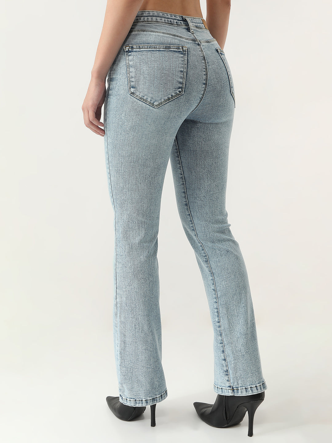Women High-Rise Flared Jeans