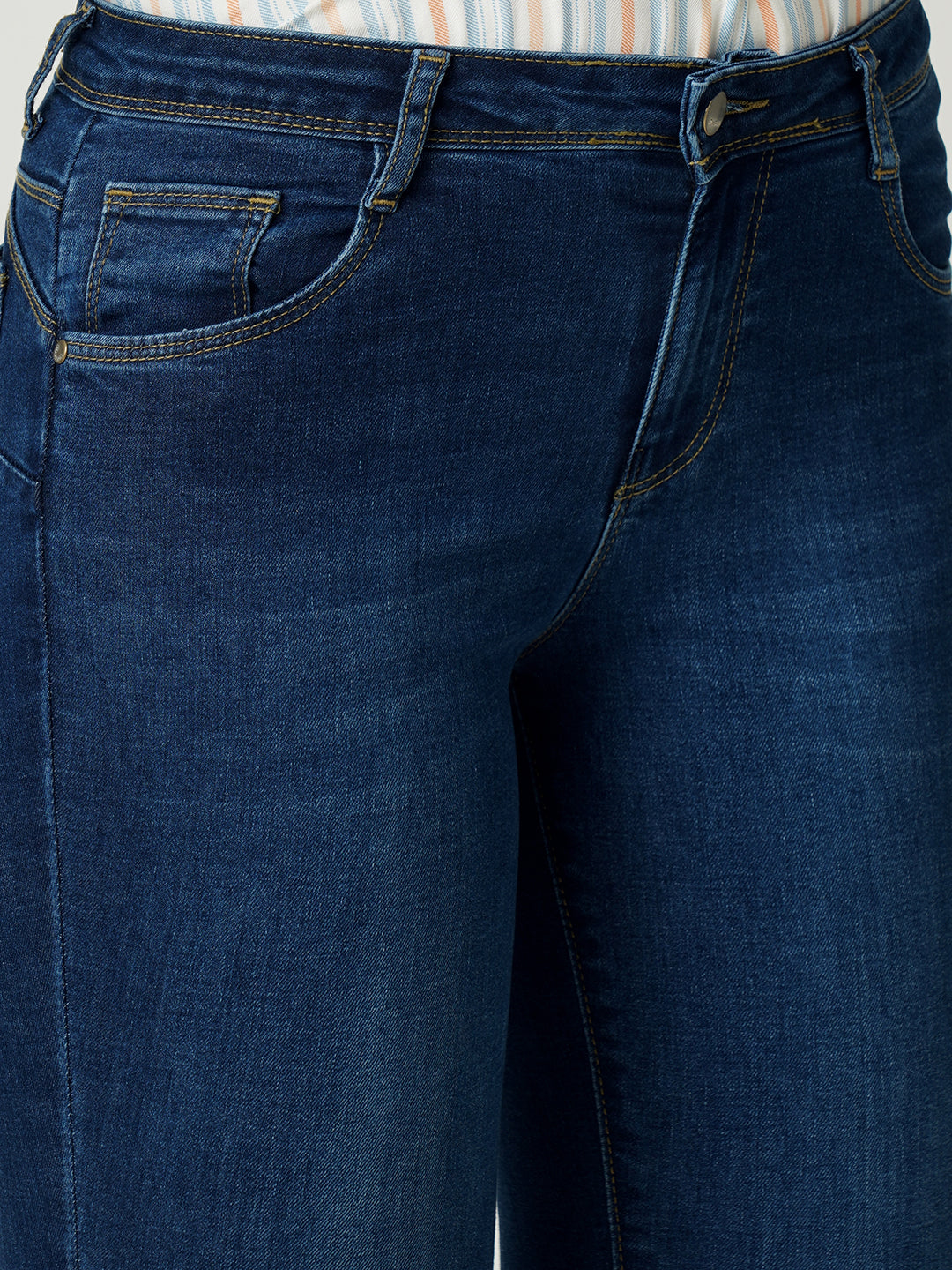 Women Mid-Rise Push Up Super Skinny Jeans