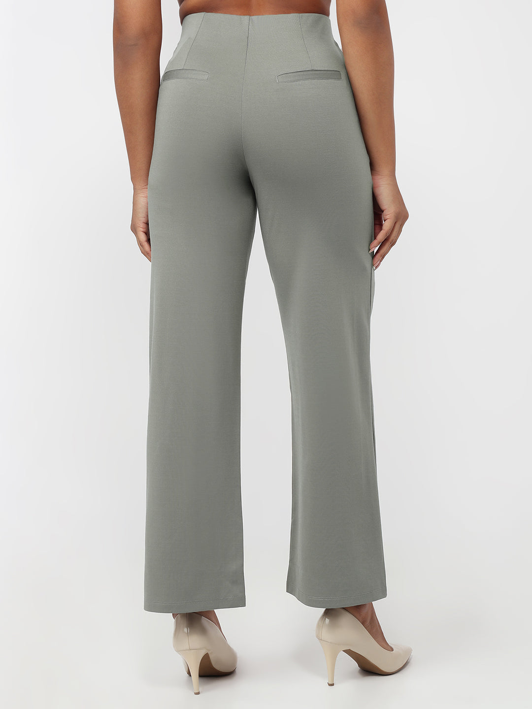 Women Oyster Wide Leg Treggings