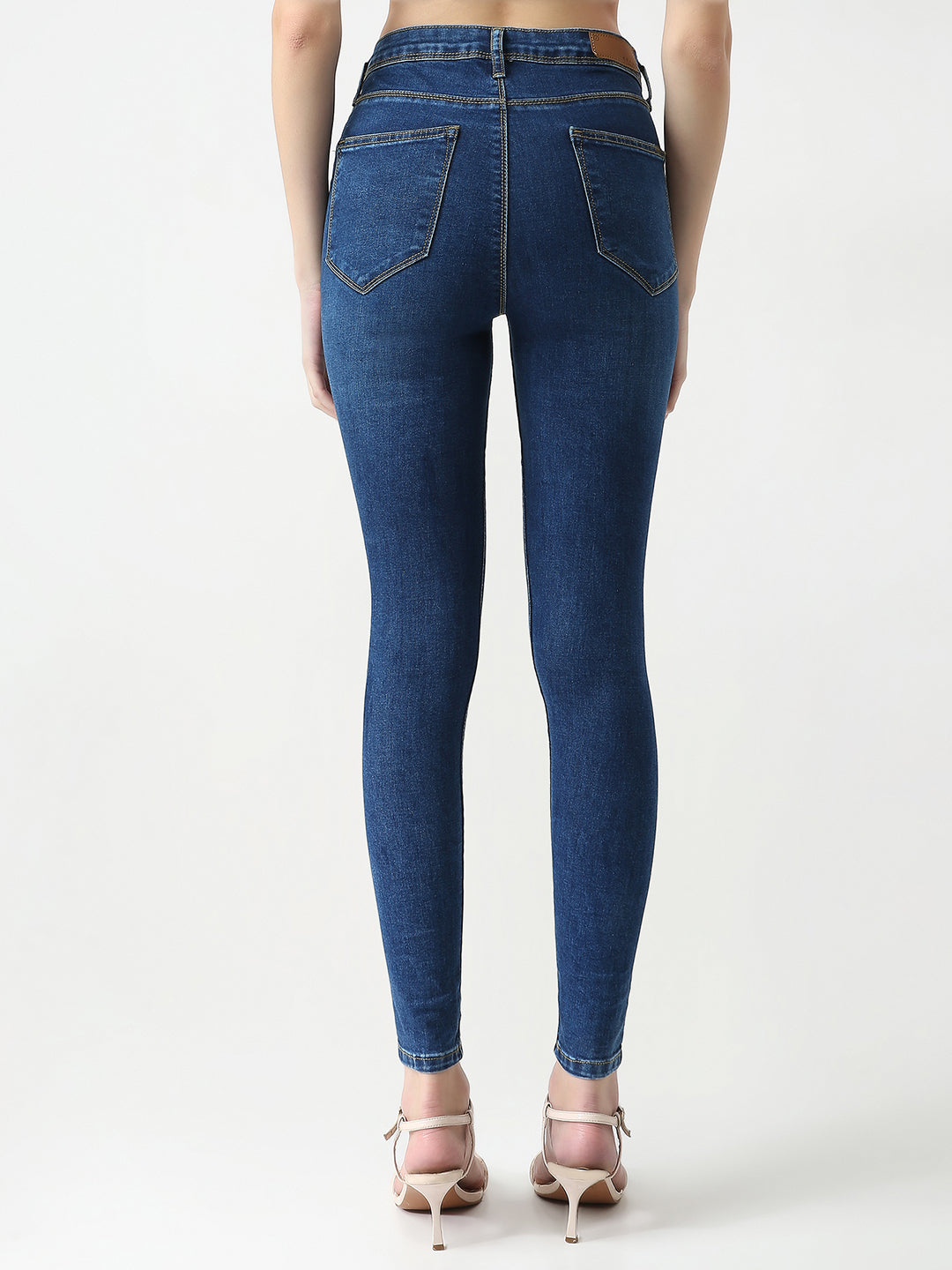 Women Blue Sky High Skinny Jeans