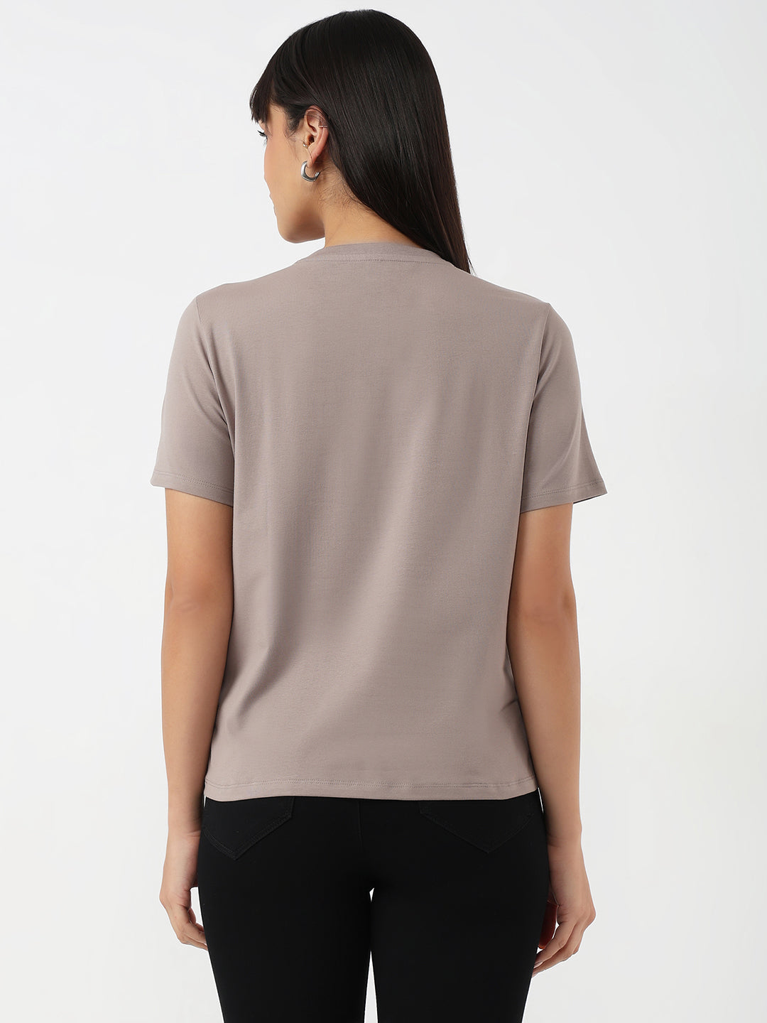 Women Oyester Slim Boxy T-Shirt