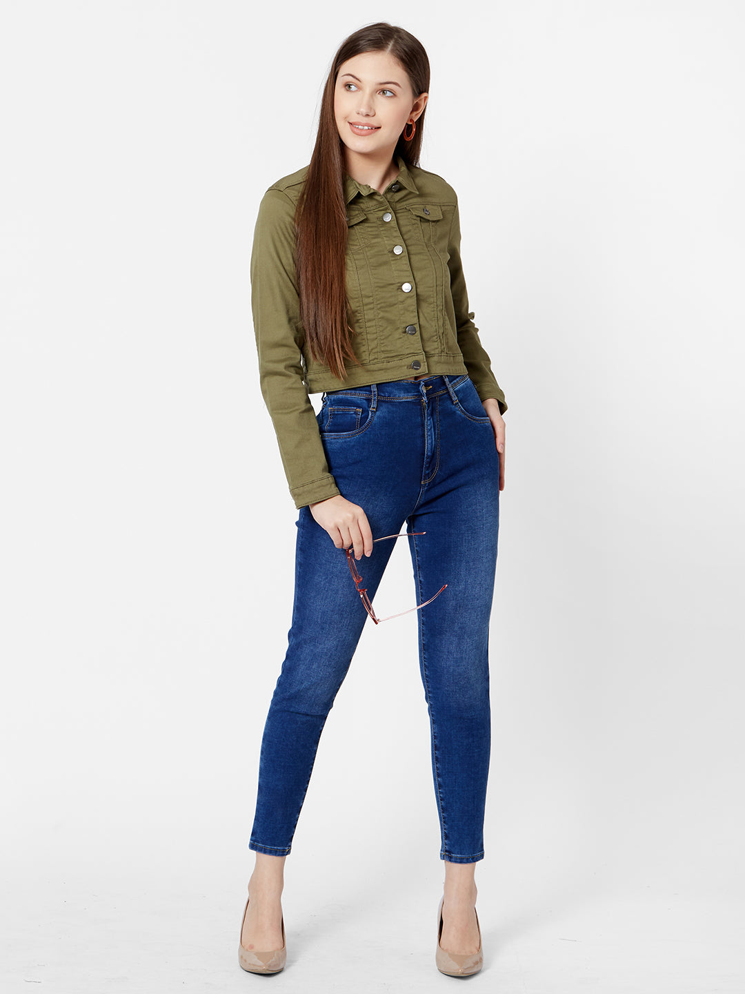 Women Light Olive Jacket
