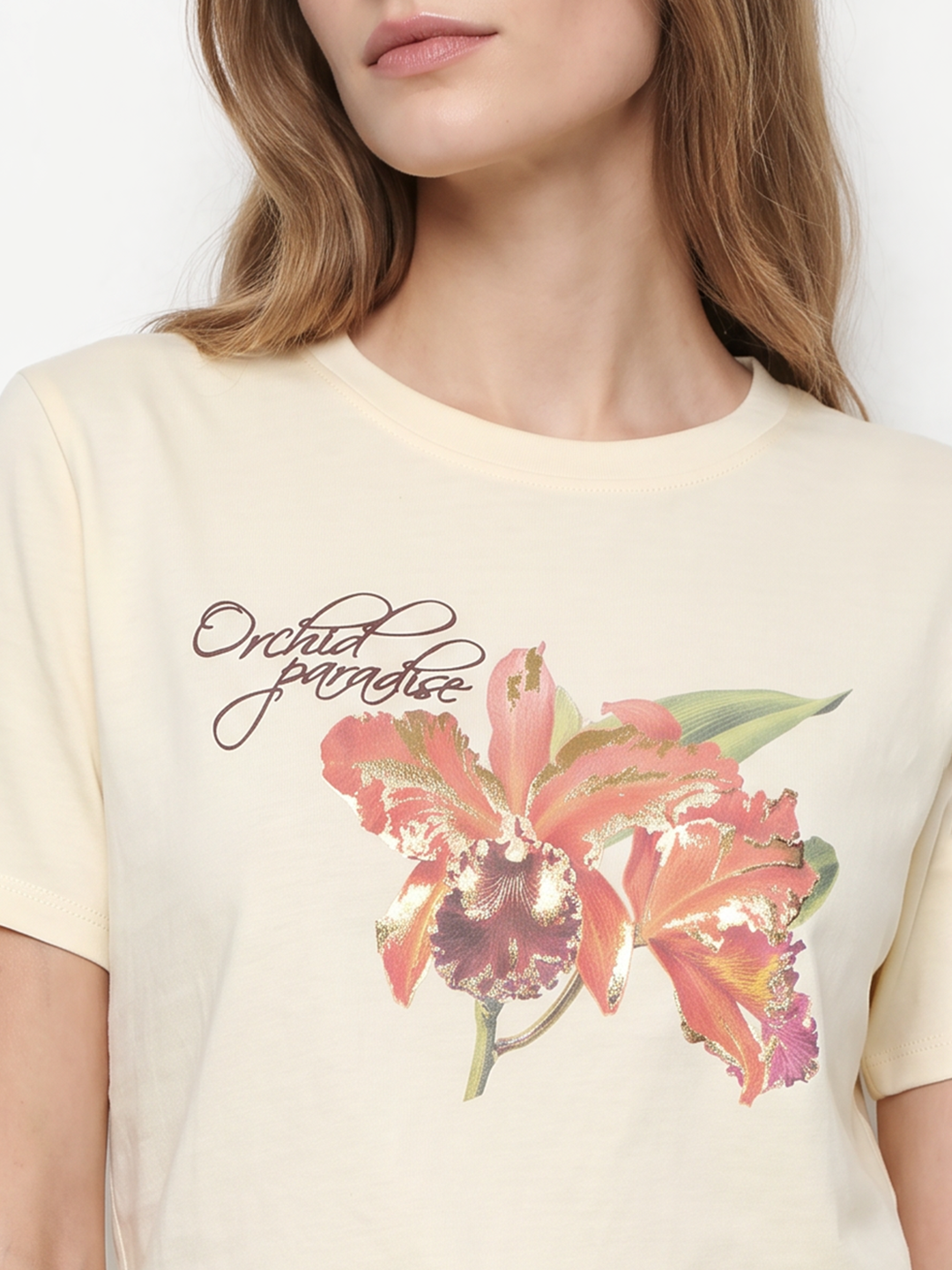 Women Ivory Graphic Tees
