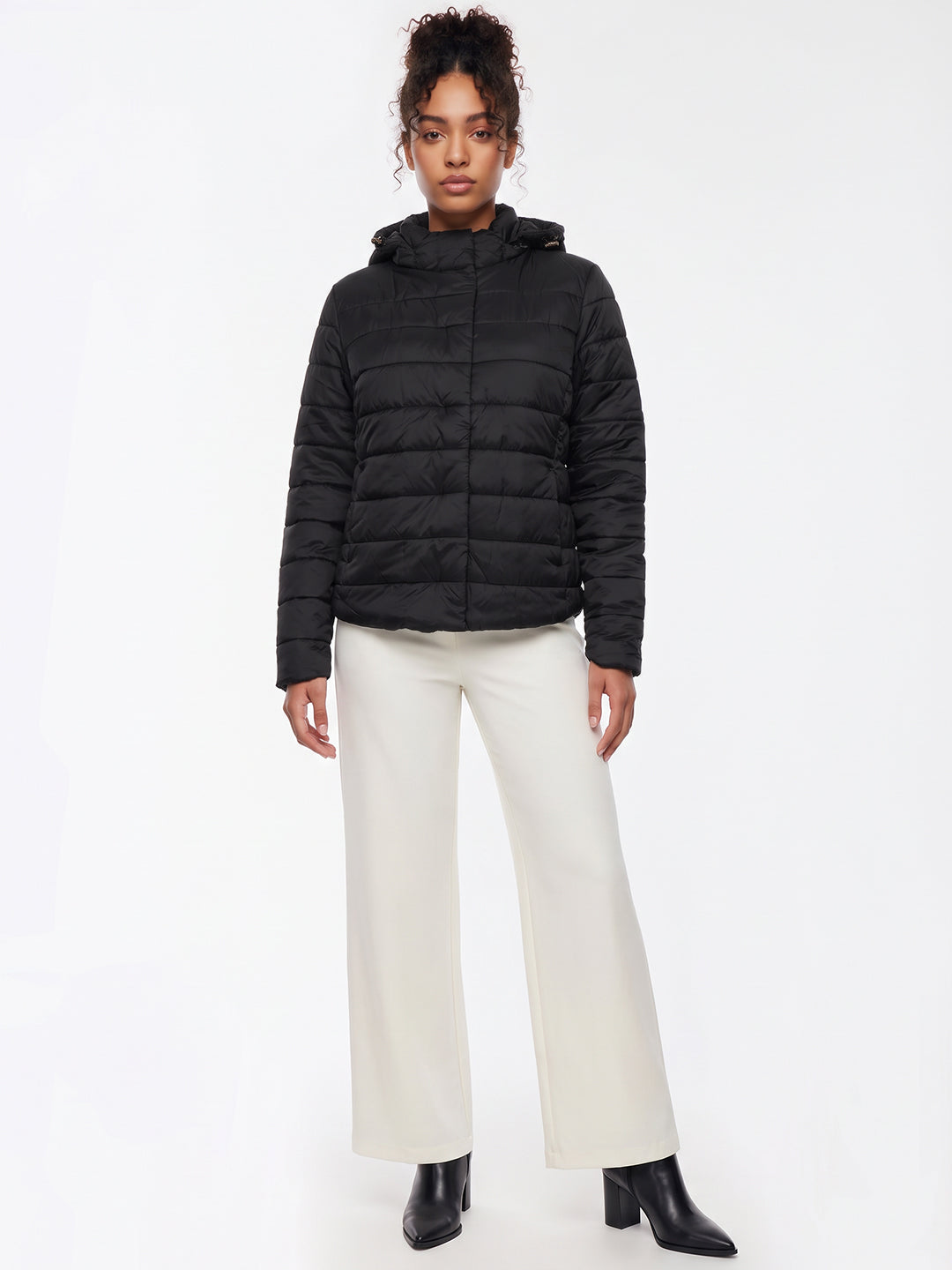 Black Winter Puffer Jacket