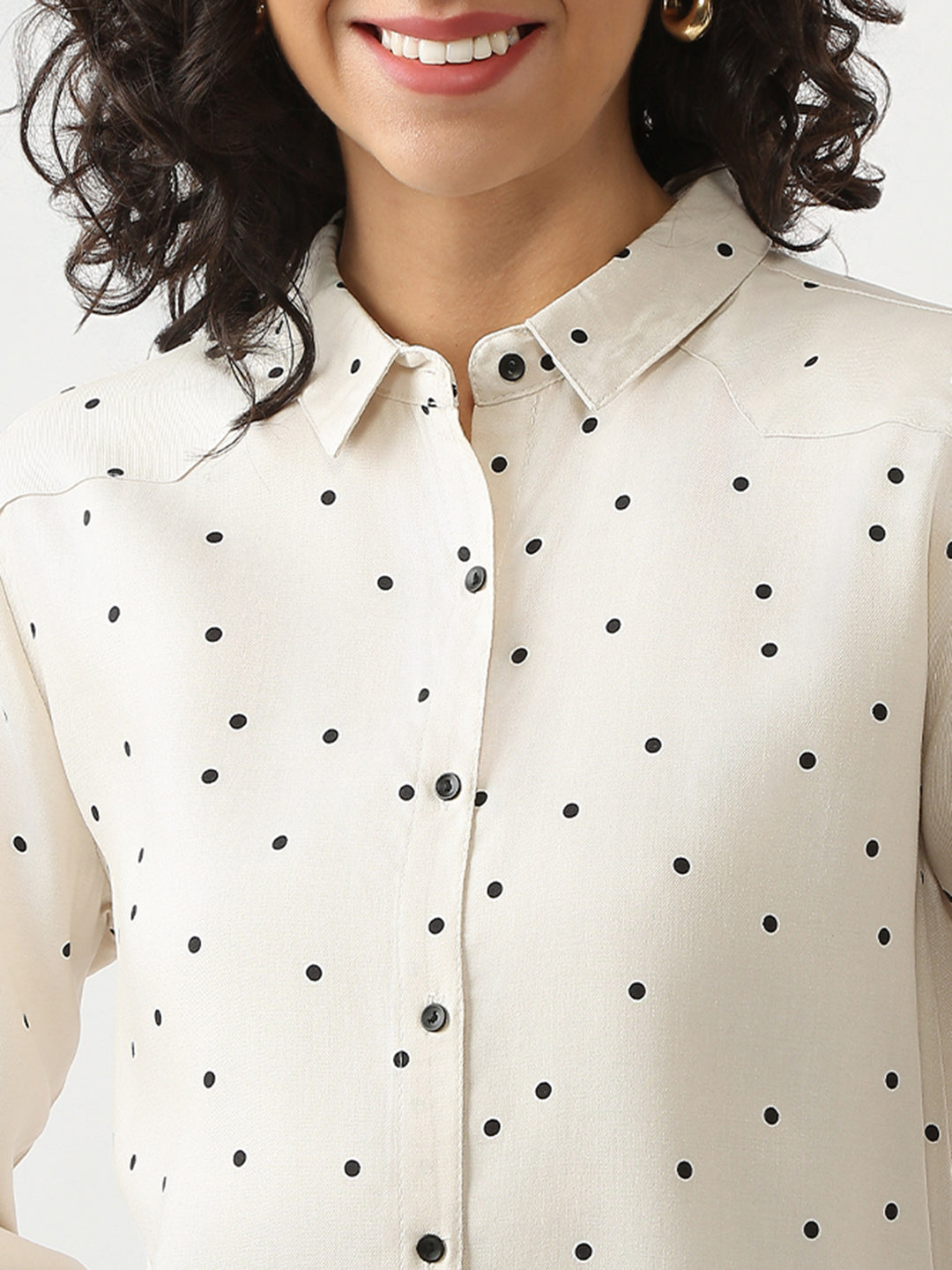 Women Chalk Printed Shirt