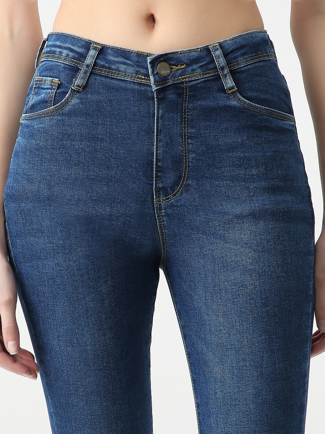 Women Blue Sky High Skinny Jeans