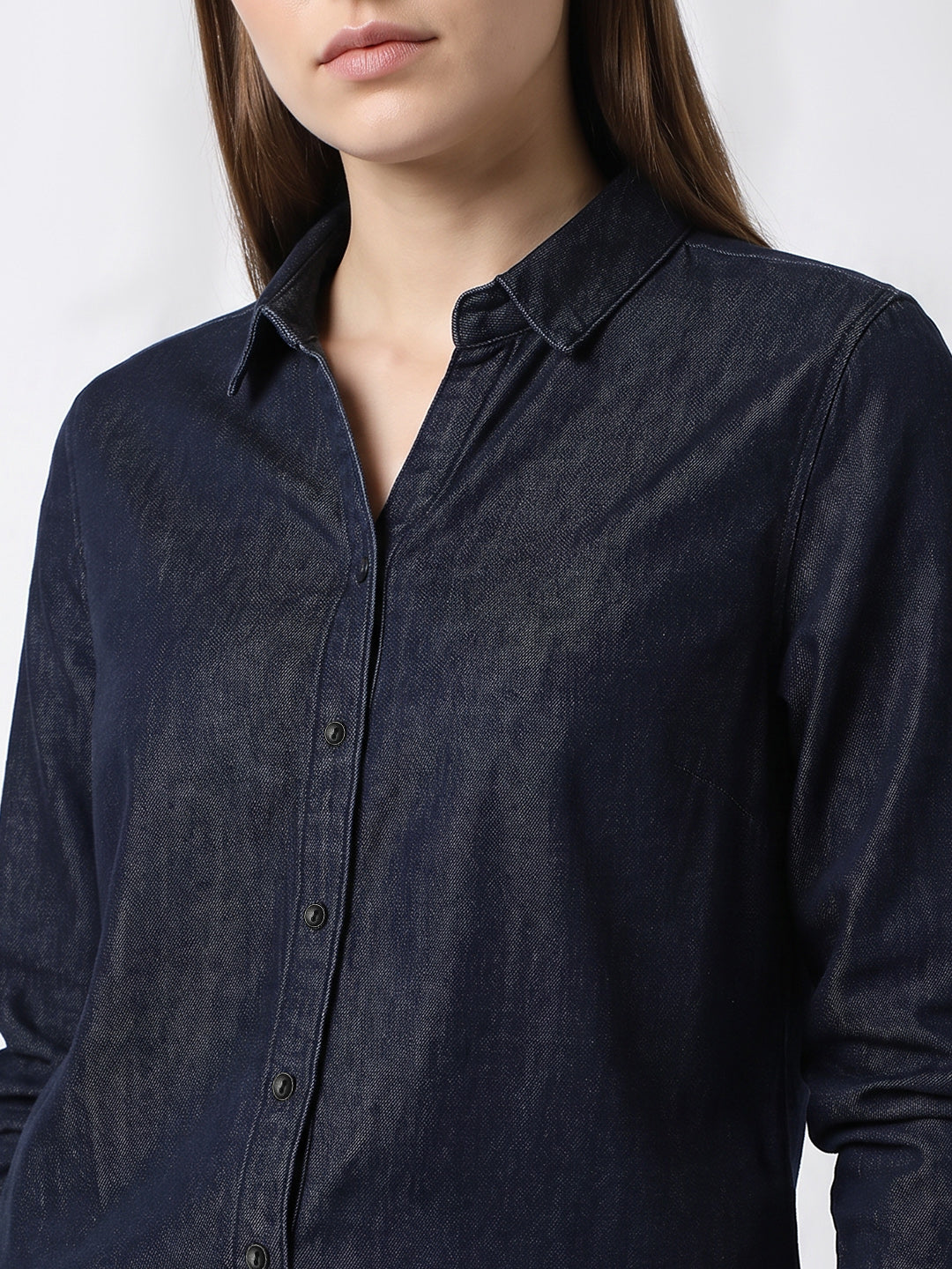 Women Dark Blue Shirt
