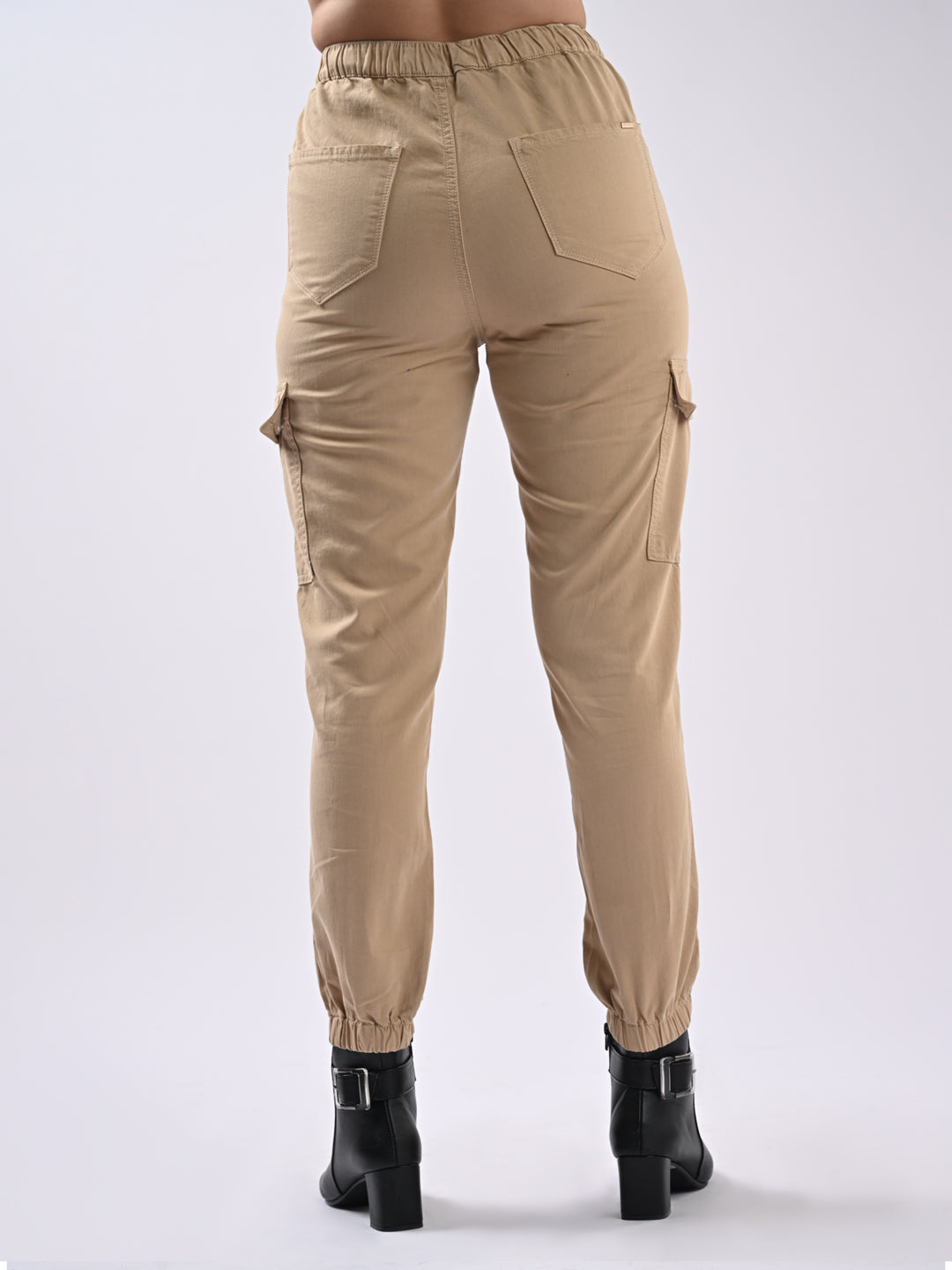 Women High-Rise Cargo Joggers