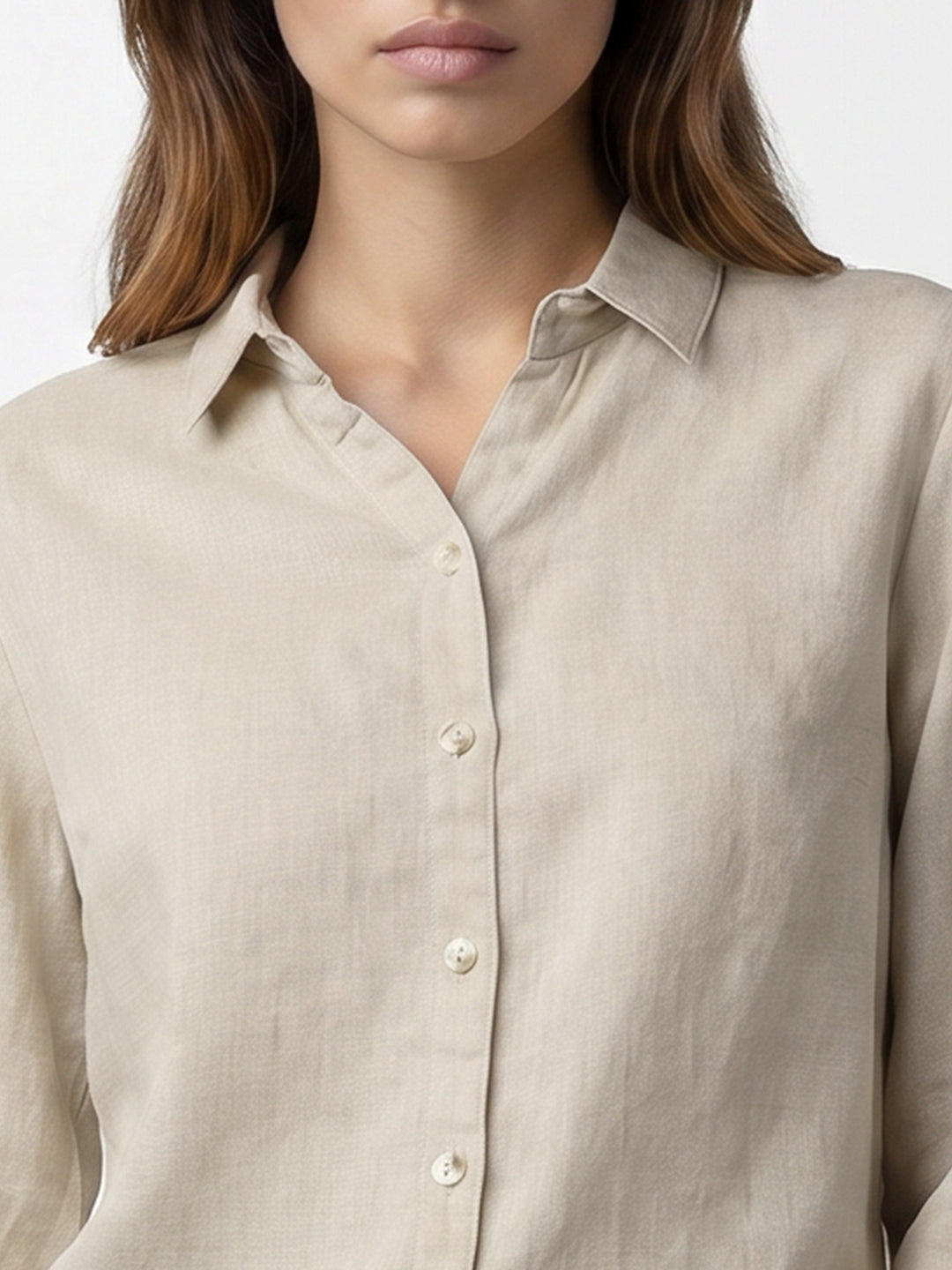 Women Light Oyester Shirt