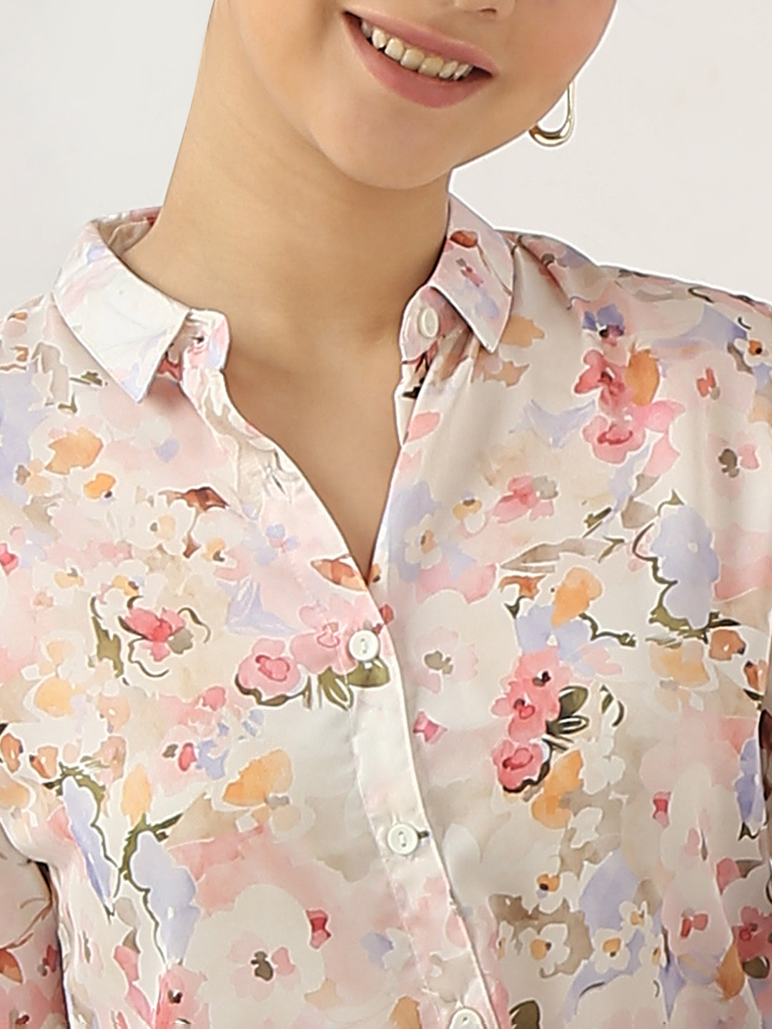 Women Floral Print Shirt