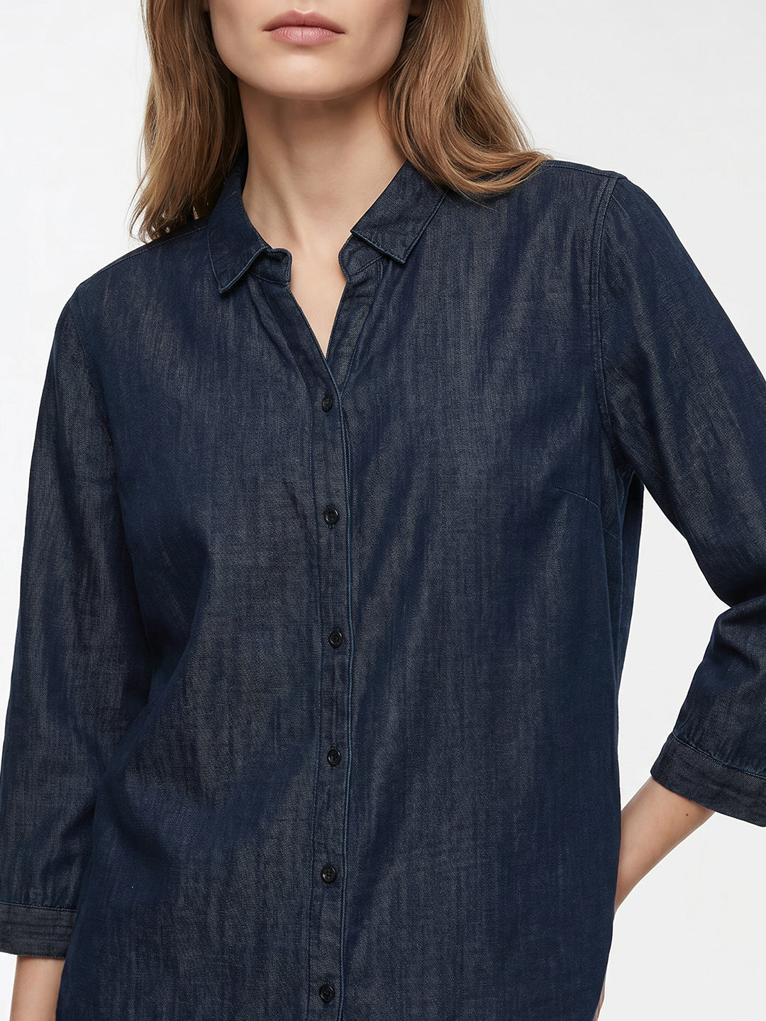 Women Dark Blue Shirt