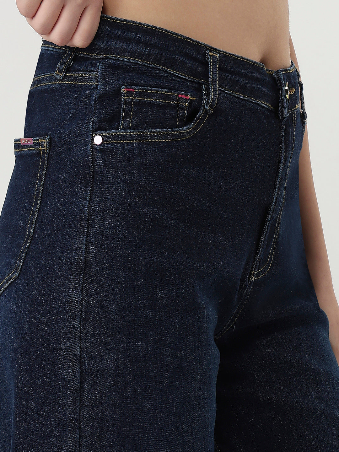 Blue High-Rise Baggy Jeans