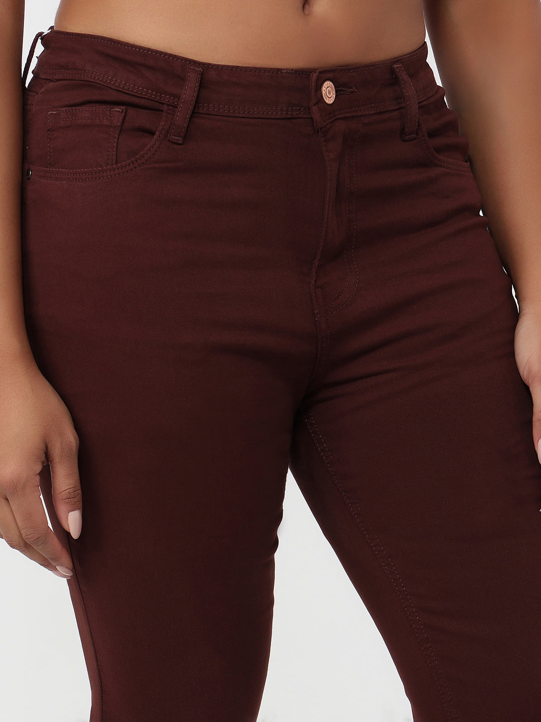Sepia High-Rise Flare Jeans