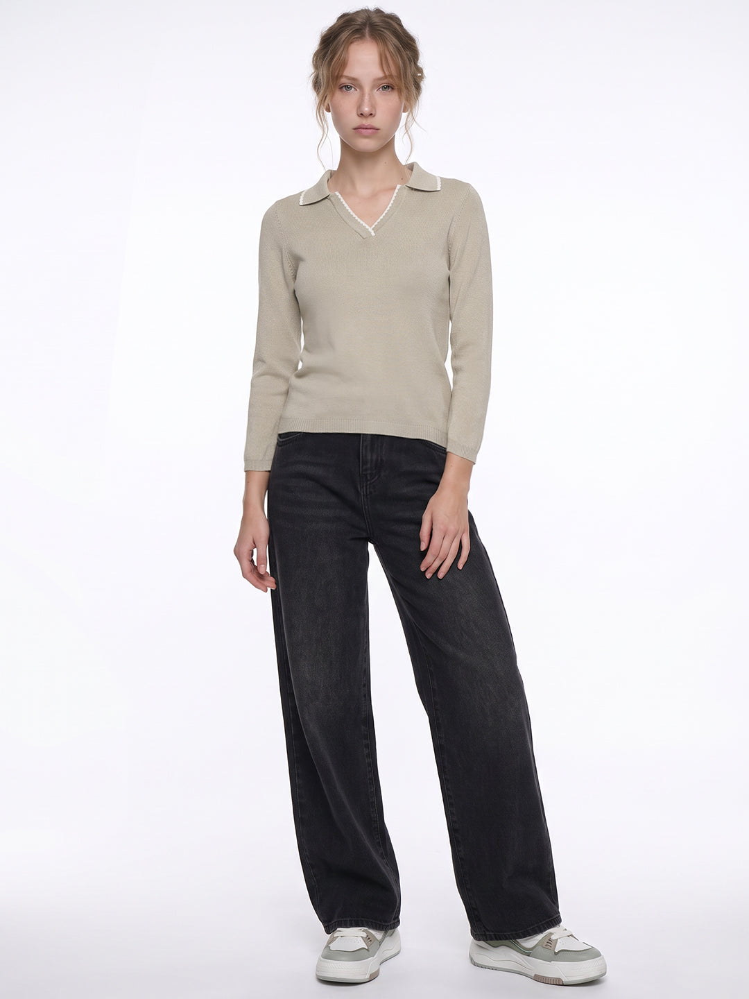 Champagne Flat Knit
