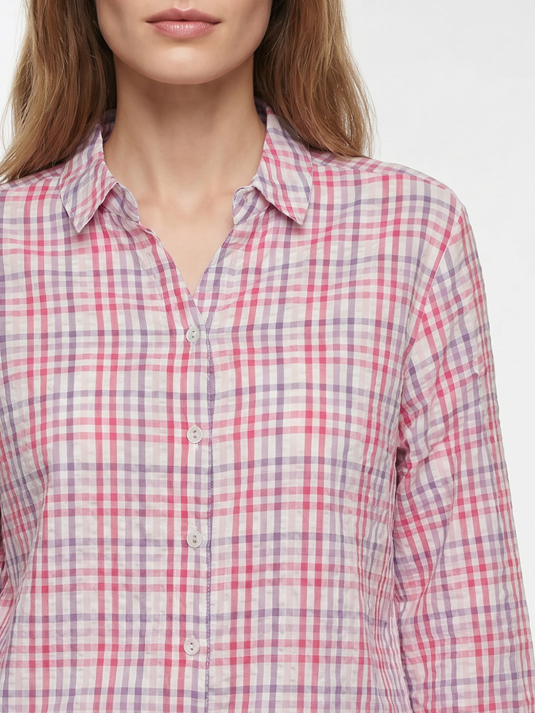 Women Pink/Purple Shirt