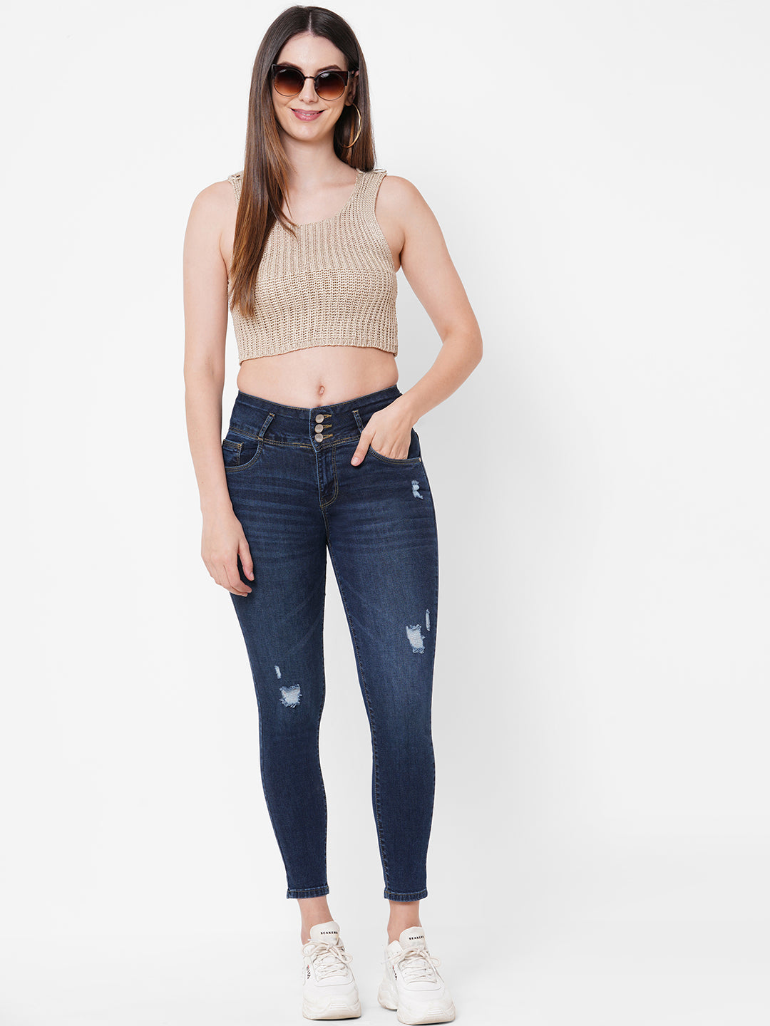 Women High-Rise Skinny Jeans