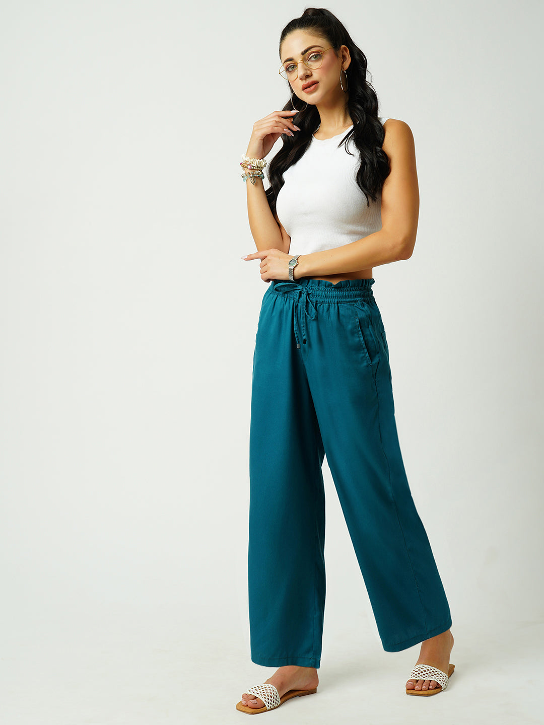Women High-Rise Culottes