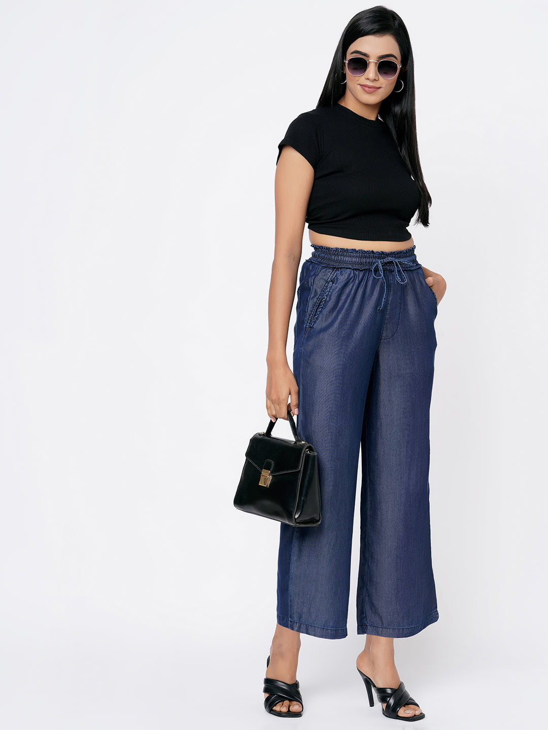 Women High-Rise Comfort Fit Culottes
