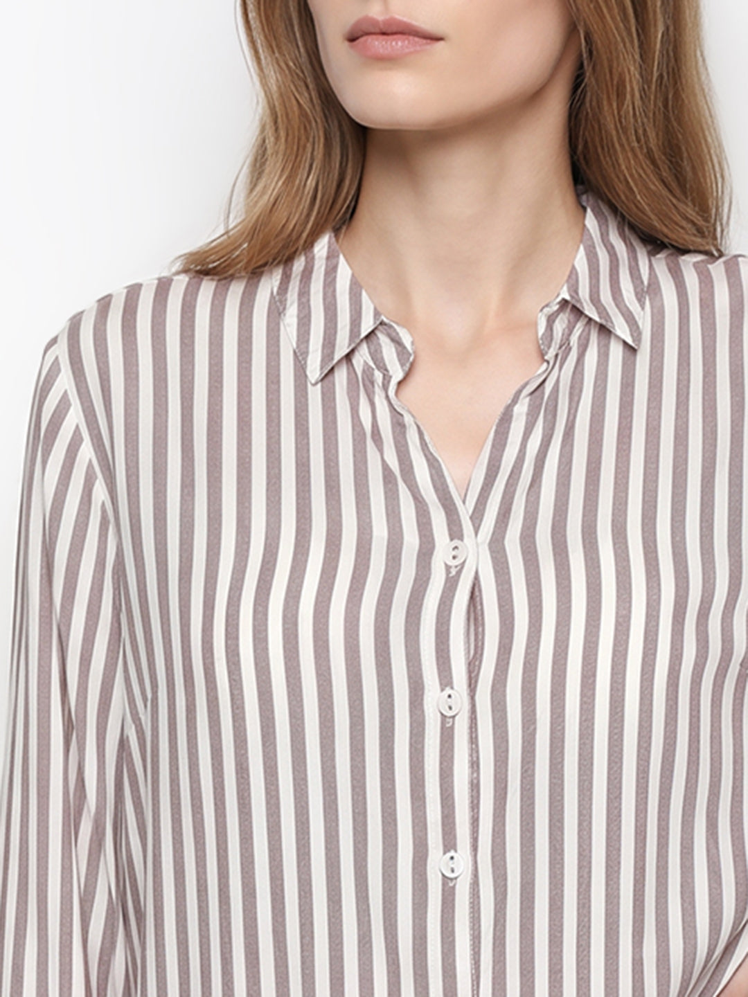 Women Mauve/White Shirt