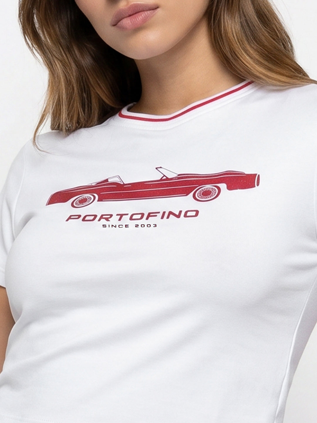 Women White Genz Tees