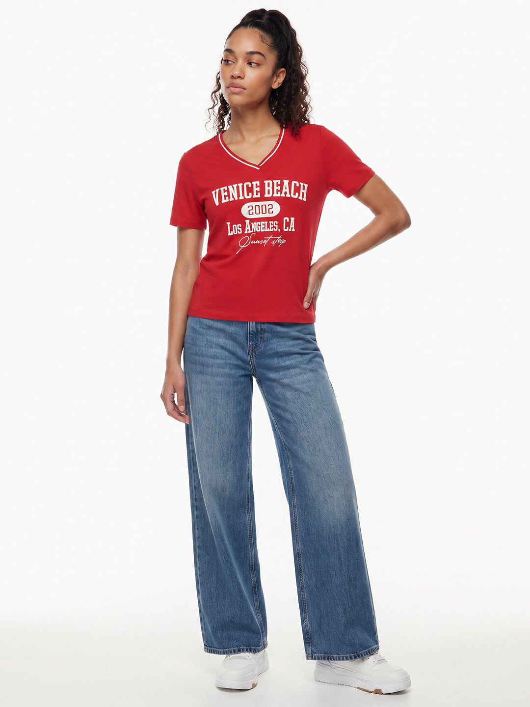 Red Graphic Neo Tees
