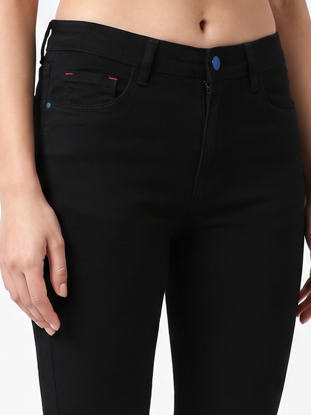 Women Black High-Rise Skinny Jeans