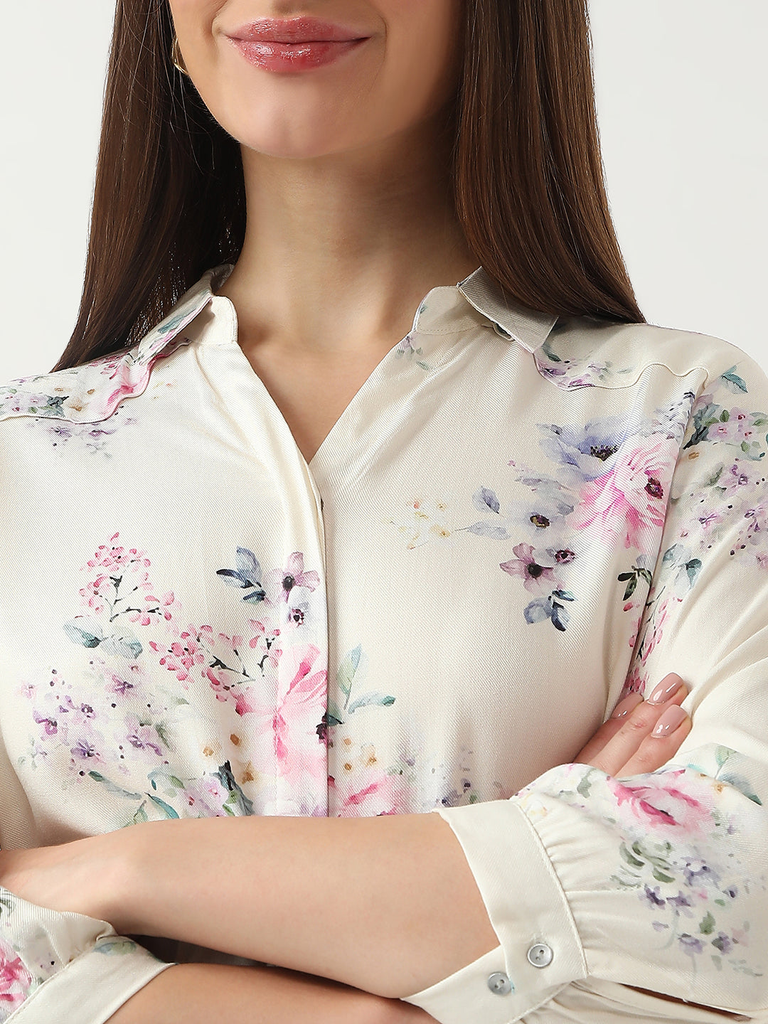 Women Floral Printed Shirt