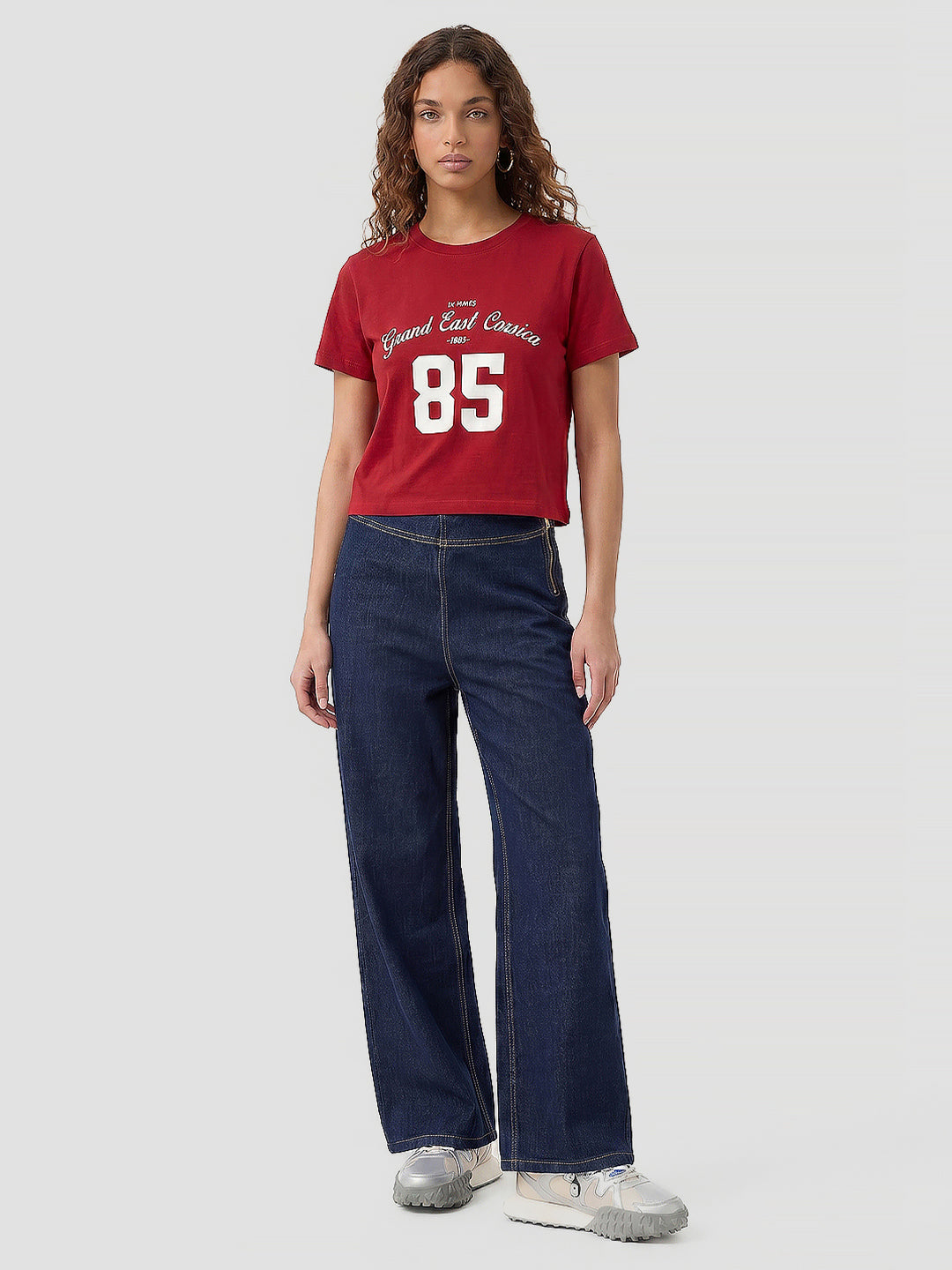Women Red Genz Tees