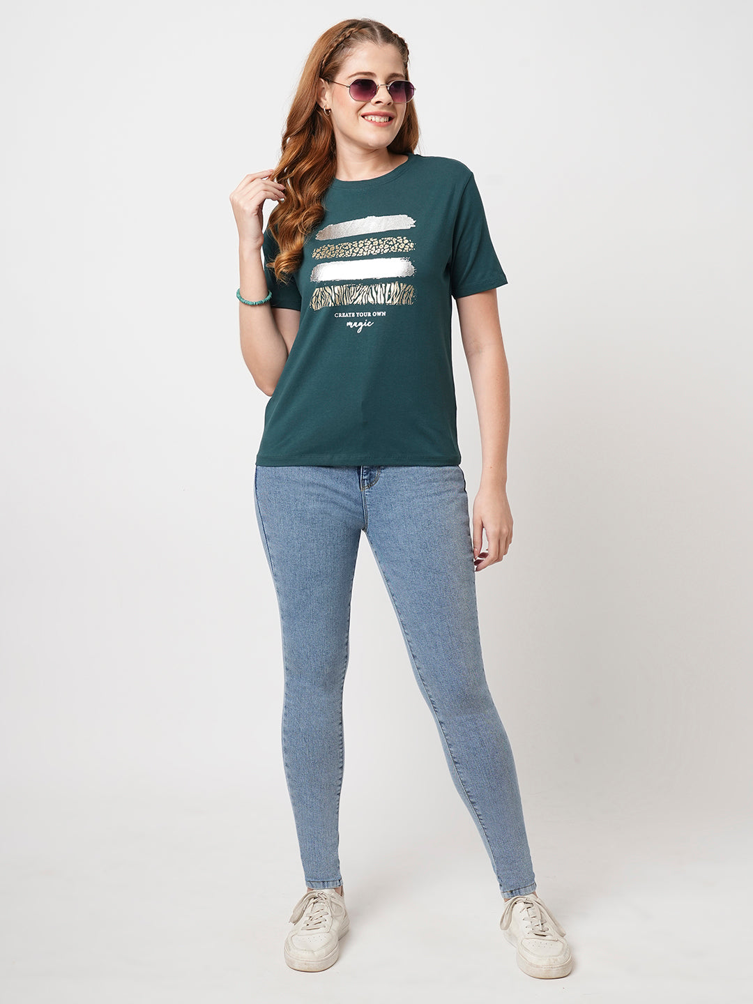 Women Blue Sky High-Rise Skinny Fit Jeans