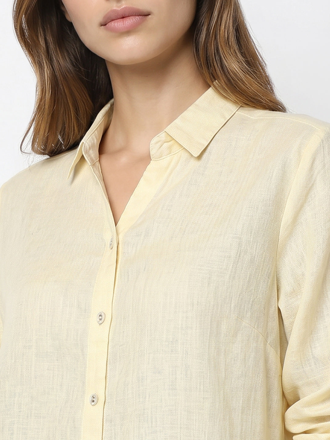 Women Light Yellow Shirt