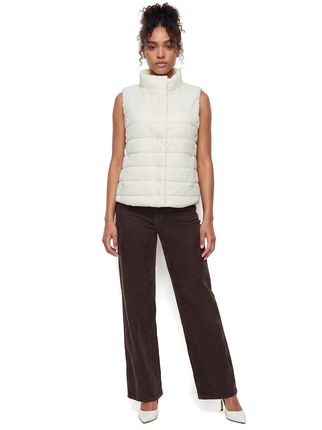 Ivory Winter Puffer Jacket