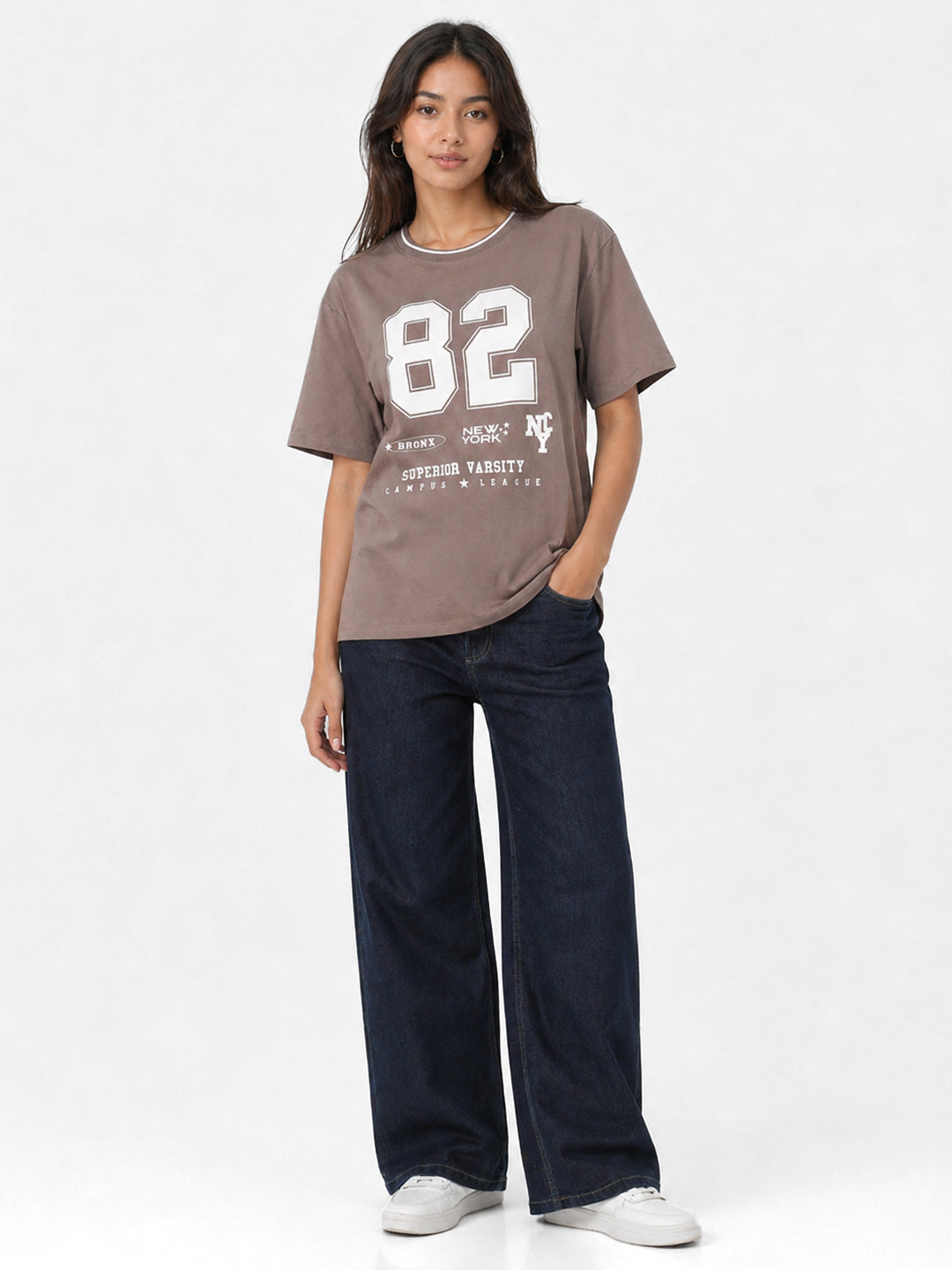 Women Oyester Oversized T-Shirt