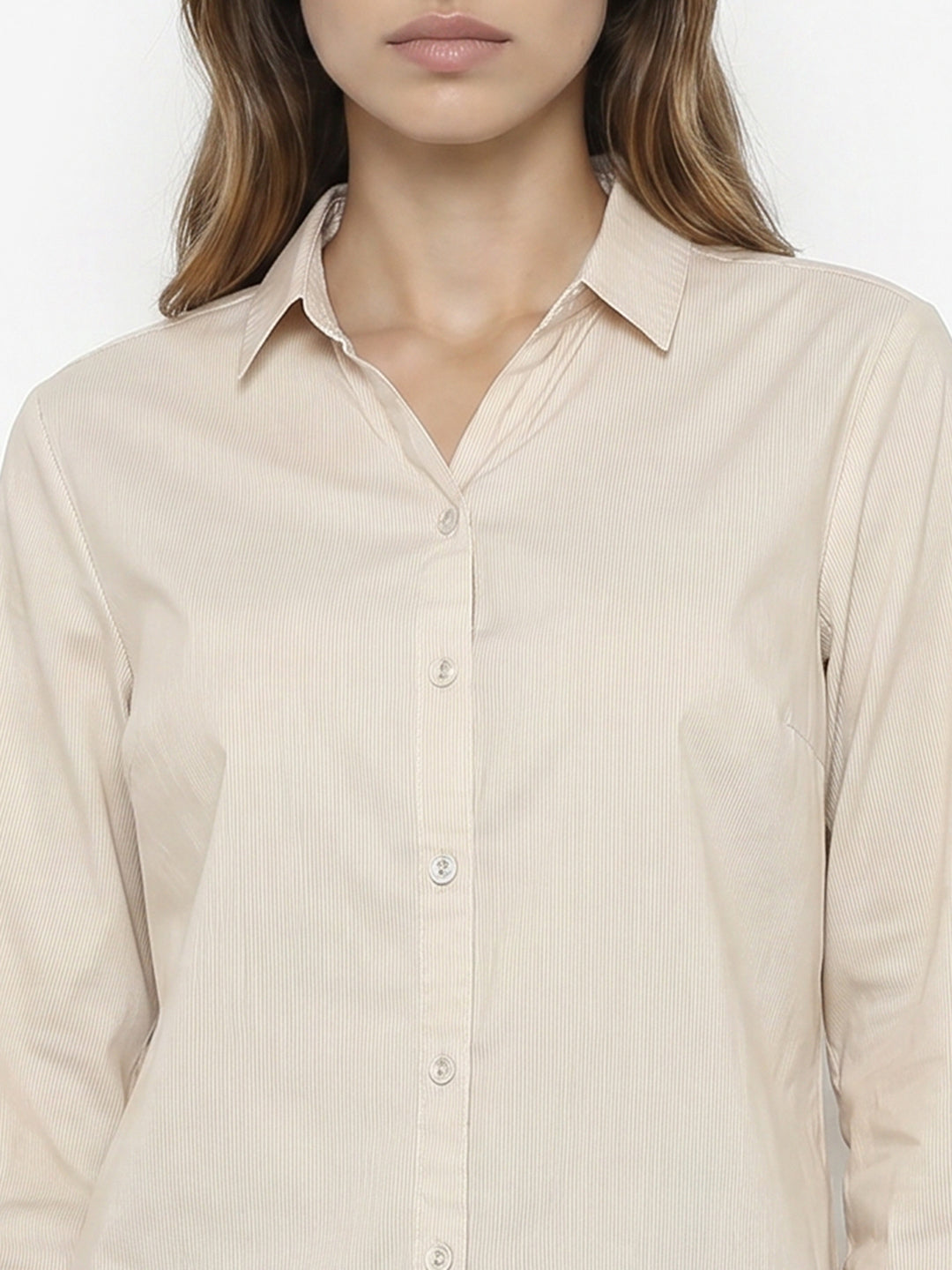 Women Beige Shirt