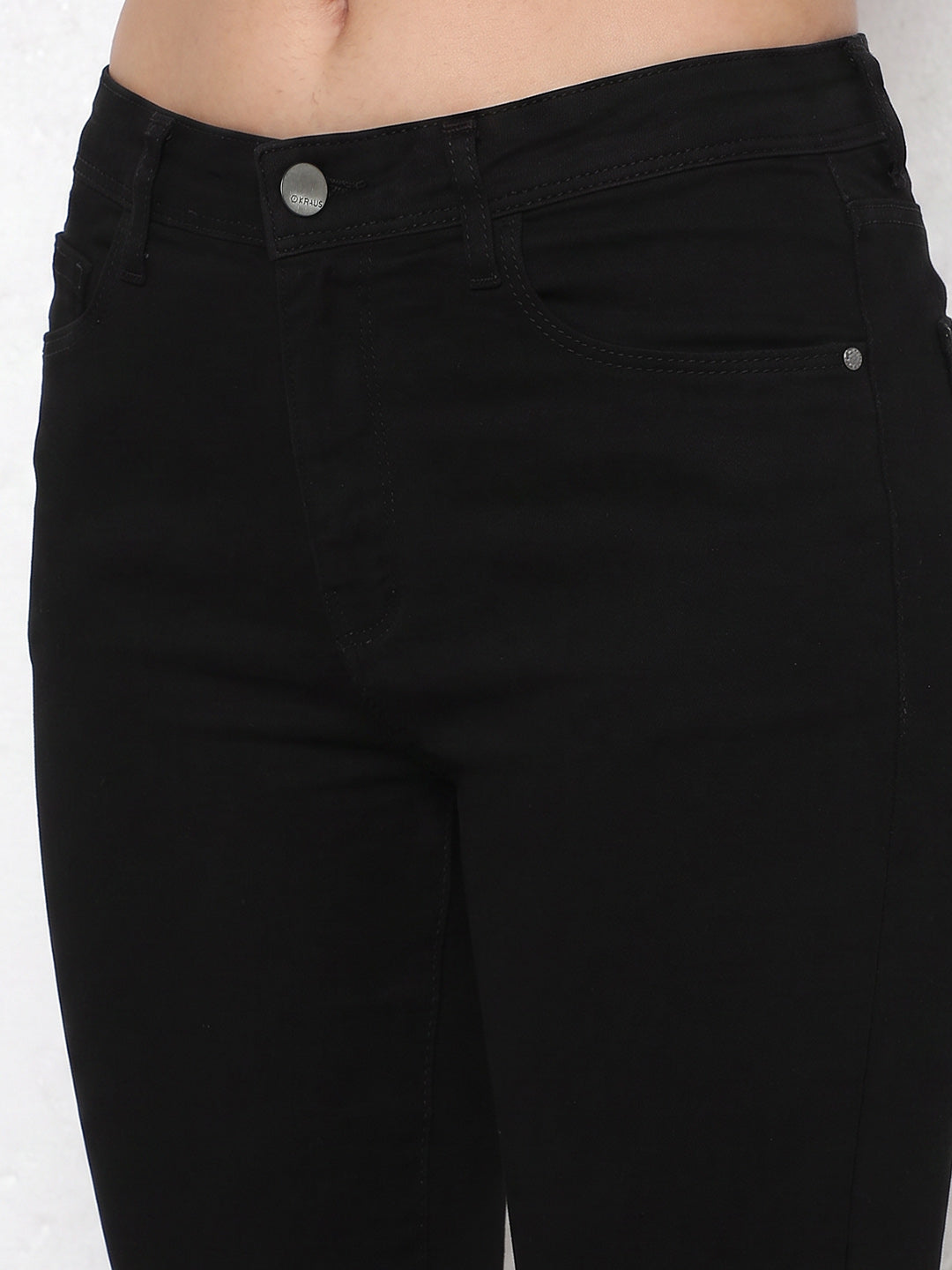 Women Black High-Rise Skinny Jeans