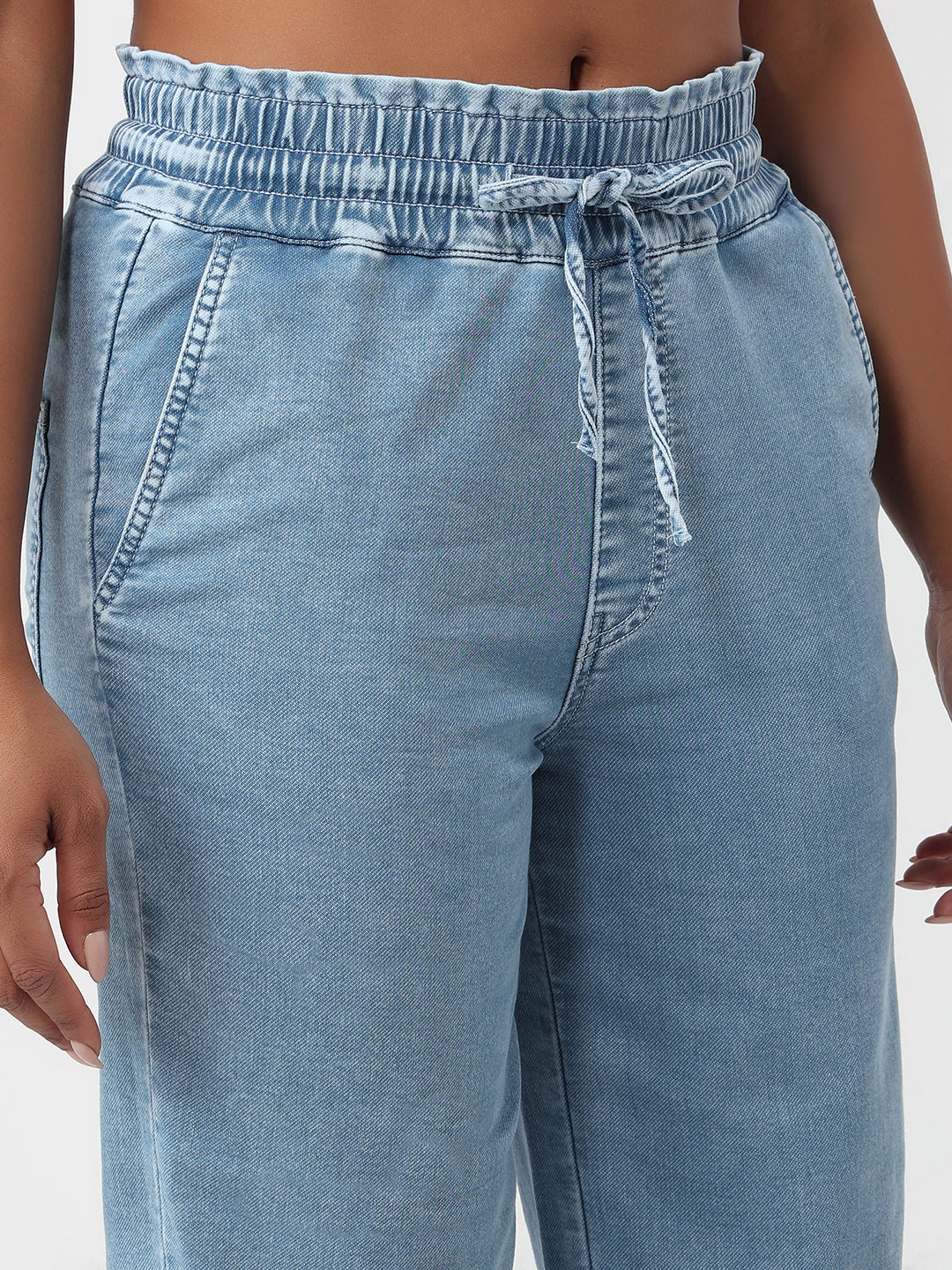 Women Light Blue Joggers