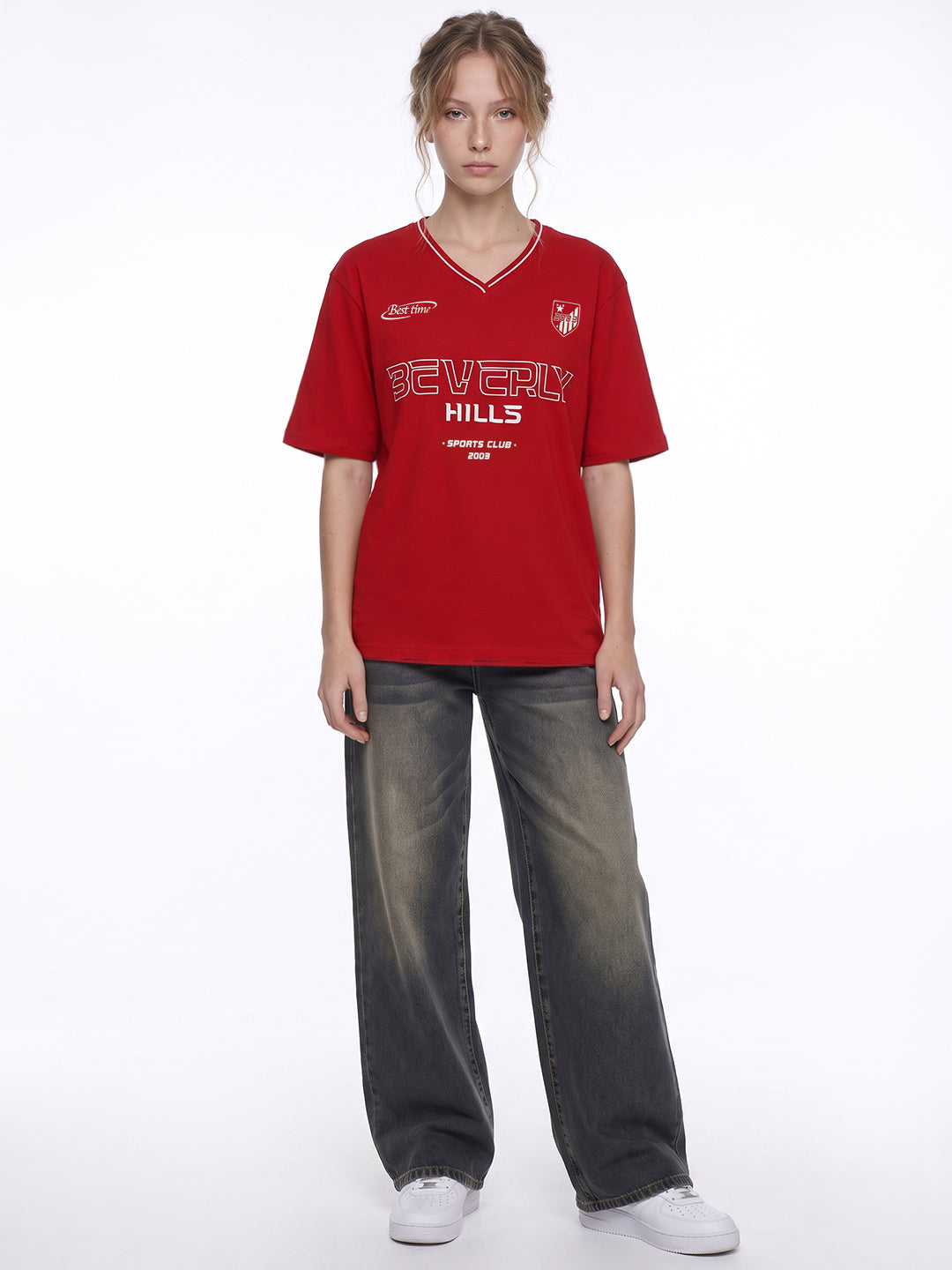 Red Oversized T-Shirt