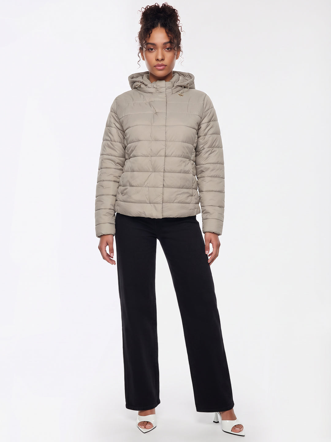 Champagne Winter Puffer Jacket