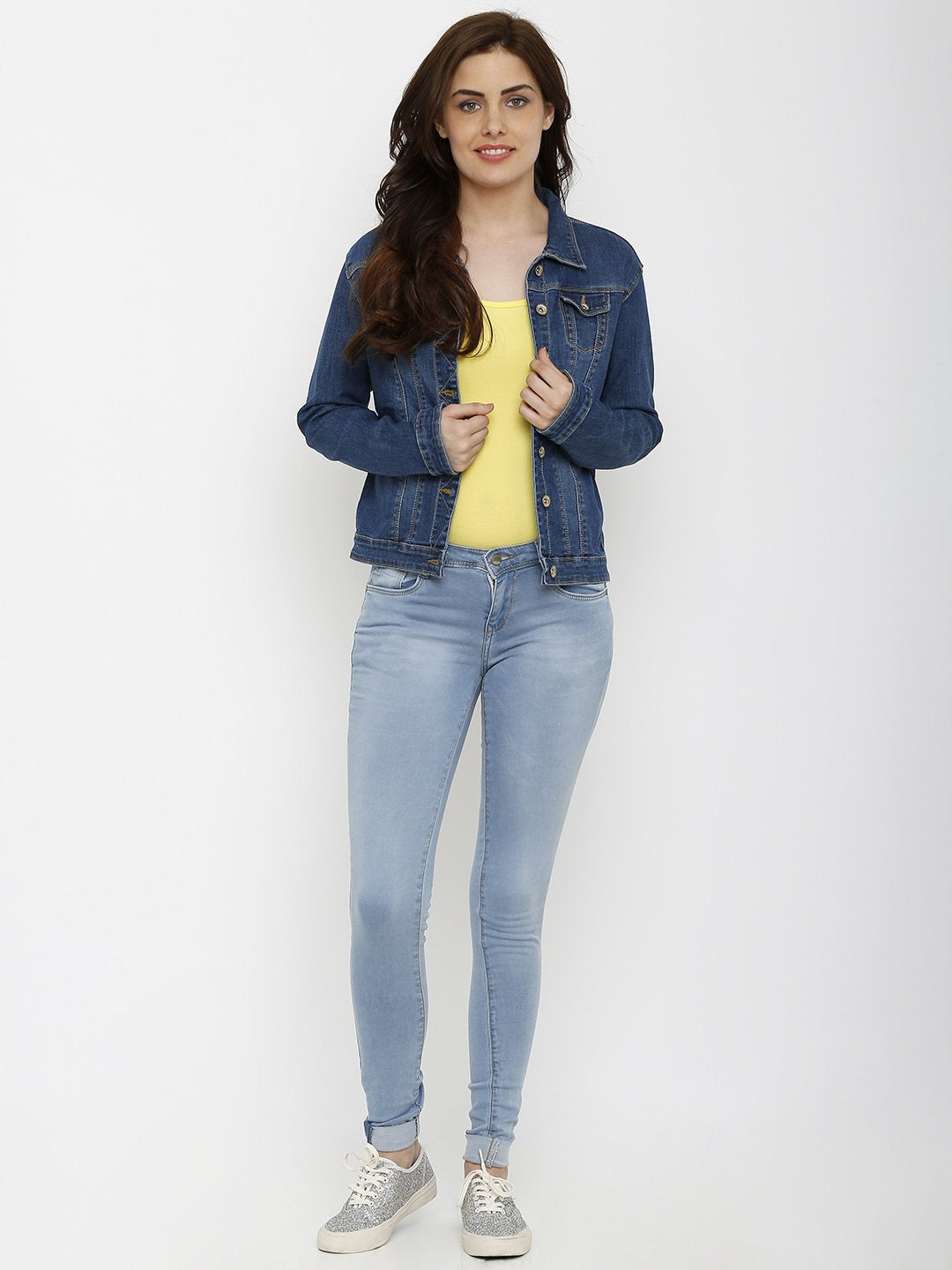 Women Mid-Rise Skinny Jeans