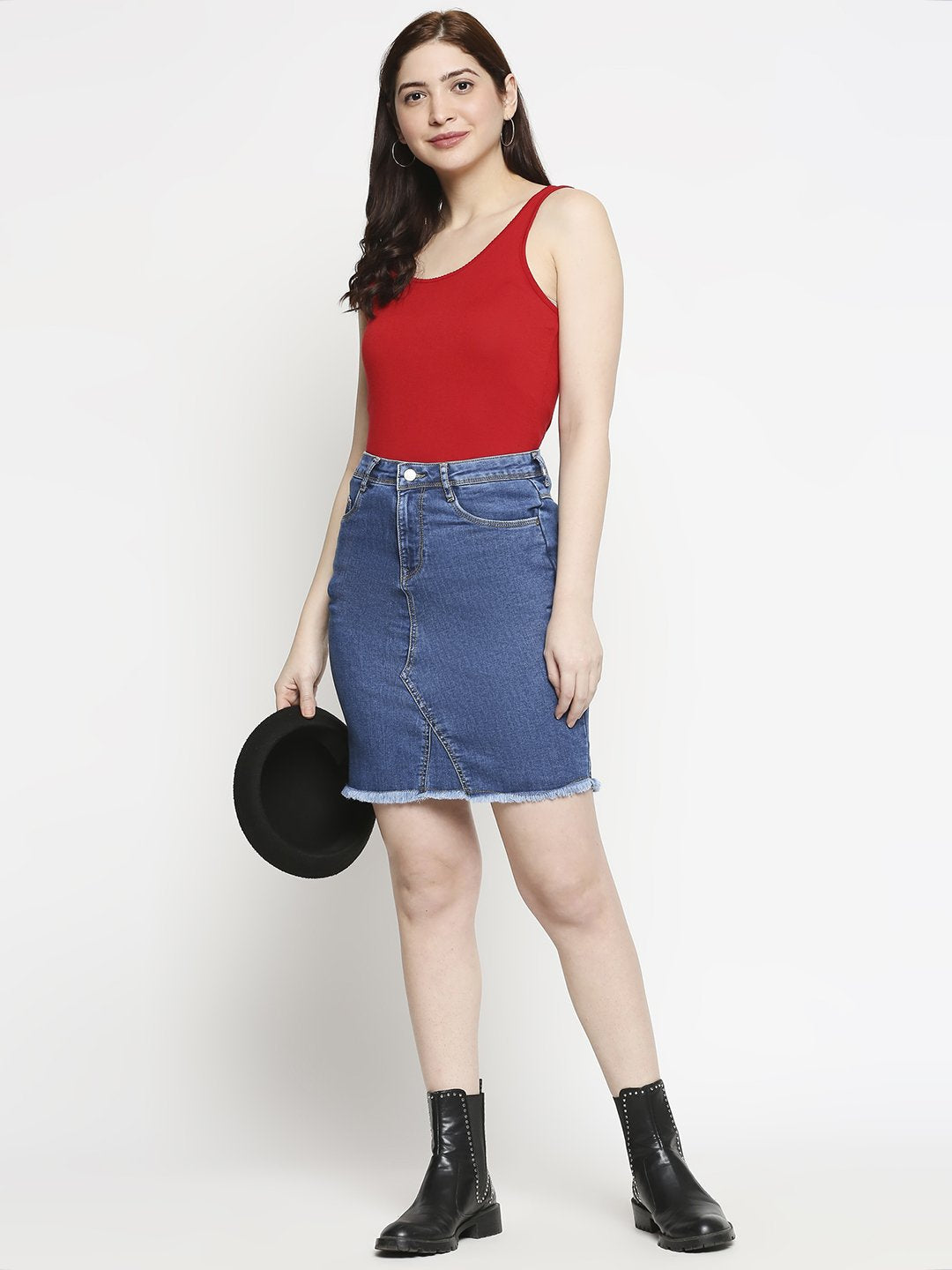 Women Denim Skirt