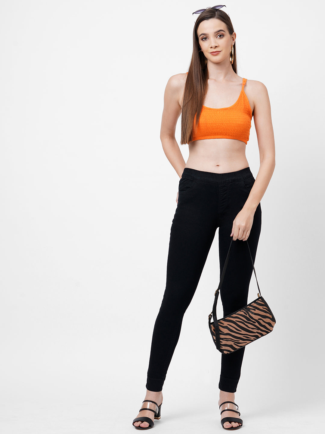 Women Mid-Rise Leggings