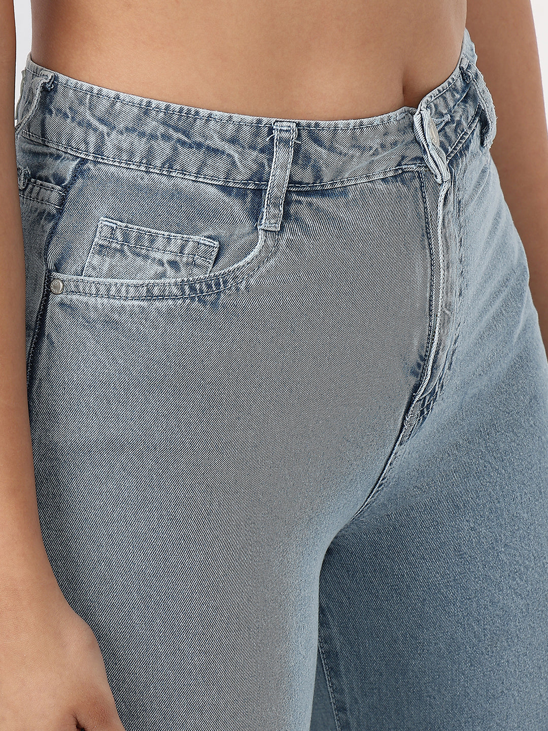 Women Ice Wide Leg Jeans