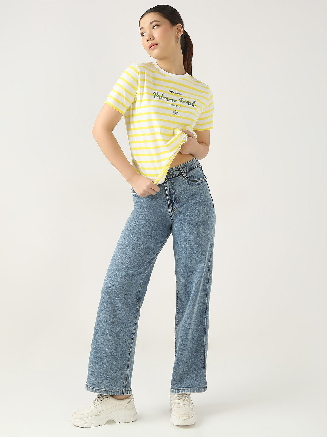 Women Striped T-Shirt